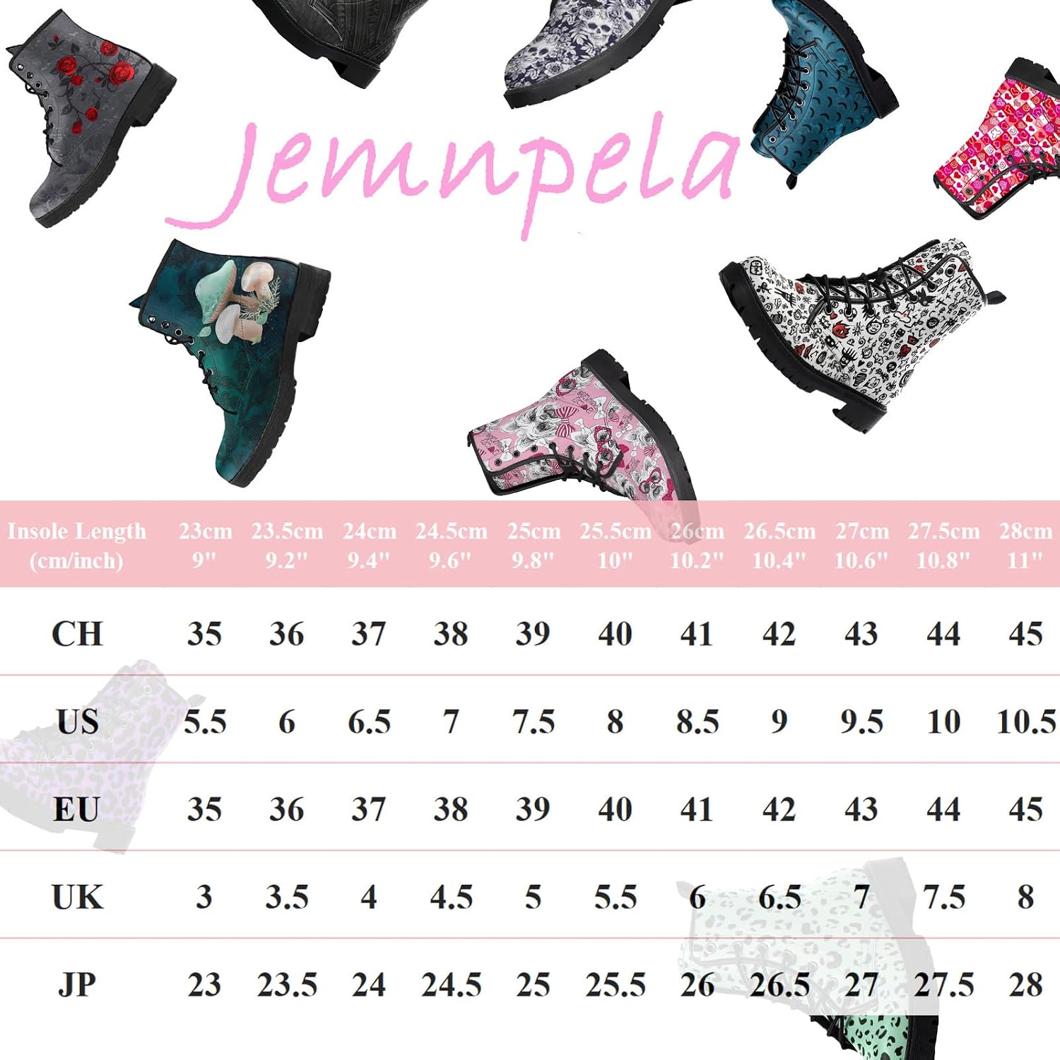 Women's Solid Color Combat Ankle Boots Lace Up Chunky Heel Platform Short Booties Street Style Motorcycle Shoes with Breathable Lining Lug Sole for Hiking Shopping Travel Party School