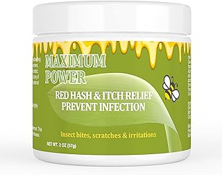 Natural Bee Venom & Tea Tree Oil Balm Cream, Insect Bites, Cyst Removal Patch, Spider Bites, Bee Stings, Seborrhoea, Inner Thigh, Jock Itch, Hand and Foot, Tinea Versicolor, Itchy Feet, Psoriasis