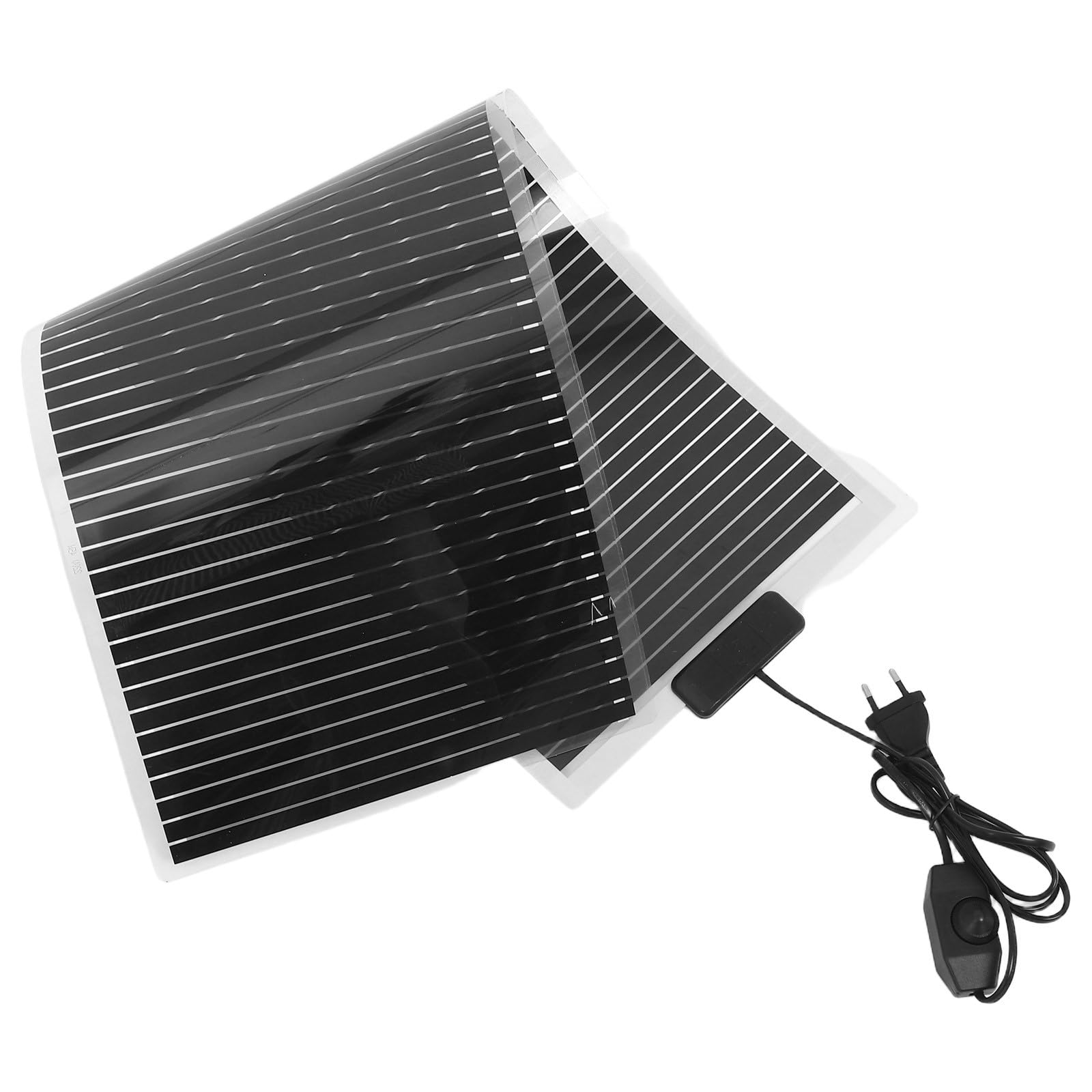 WOONEKY Almohadilla Calefactora para Terrarios de Reptiles Manta Térmica de Tortuga Ajustable 45W 28X80 CM Compatible con Envases de Vidrio con Control de Temperatura y Enchufe