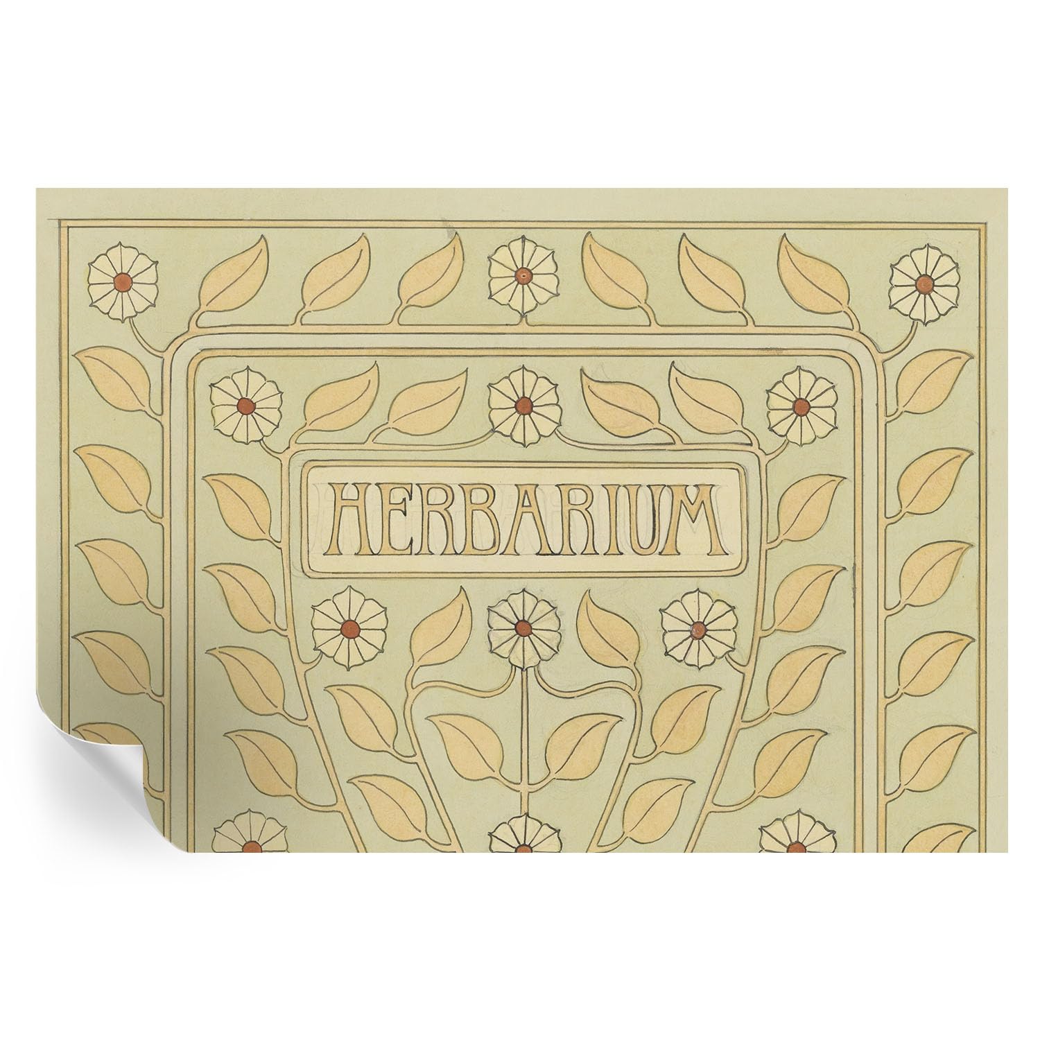 Vinilos de plantas para decoración de pared en salones y estancias 152x104 cm