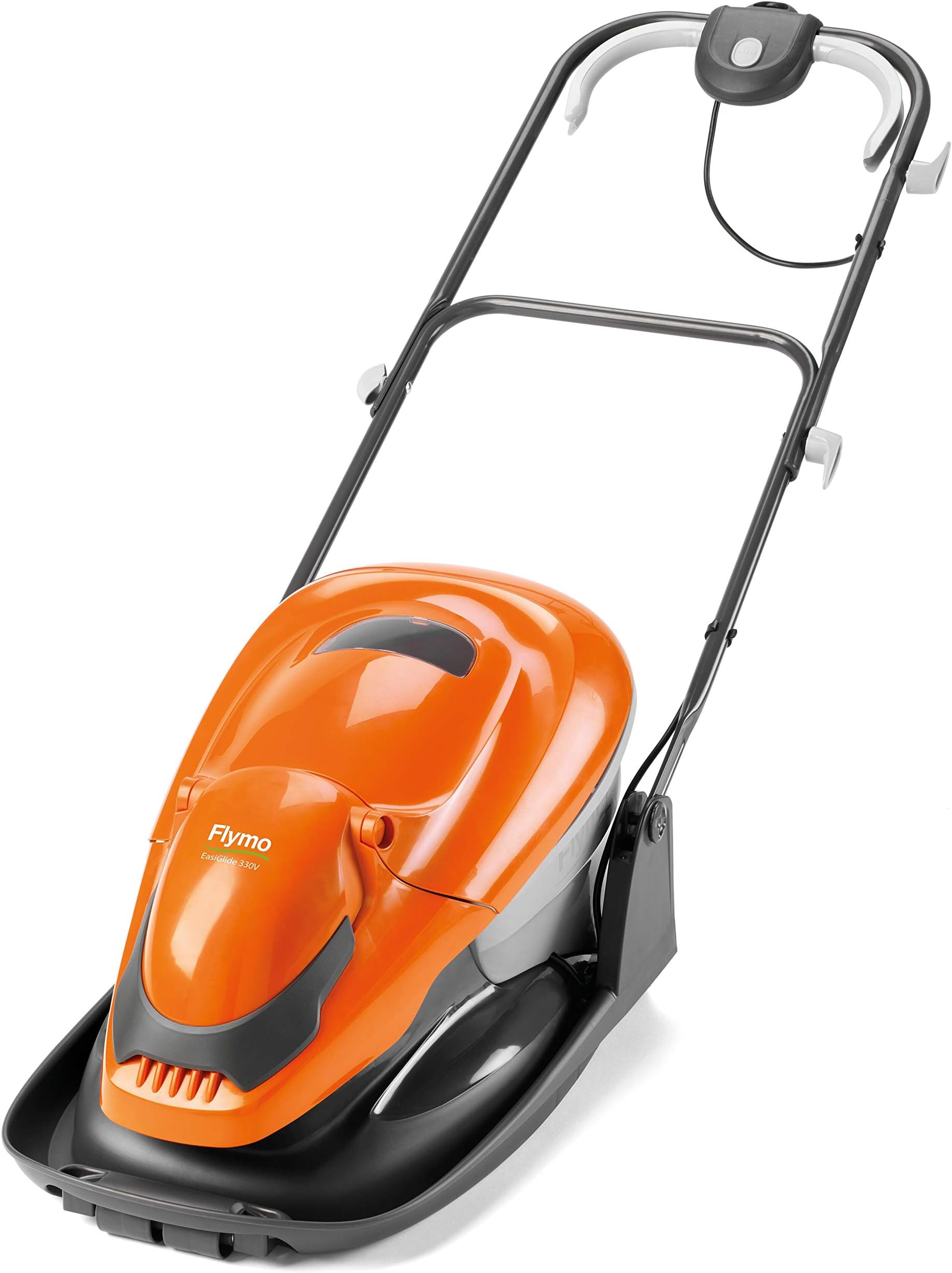 EasiGlide 330 V Hover Collect Lawn Mower - 1700 W Motor, 33 cm Cutting Width, 20 Litre Grass Box, Folds Flat, 10 m Cable Length