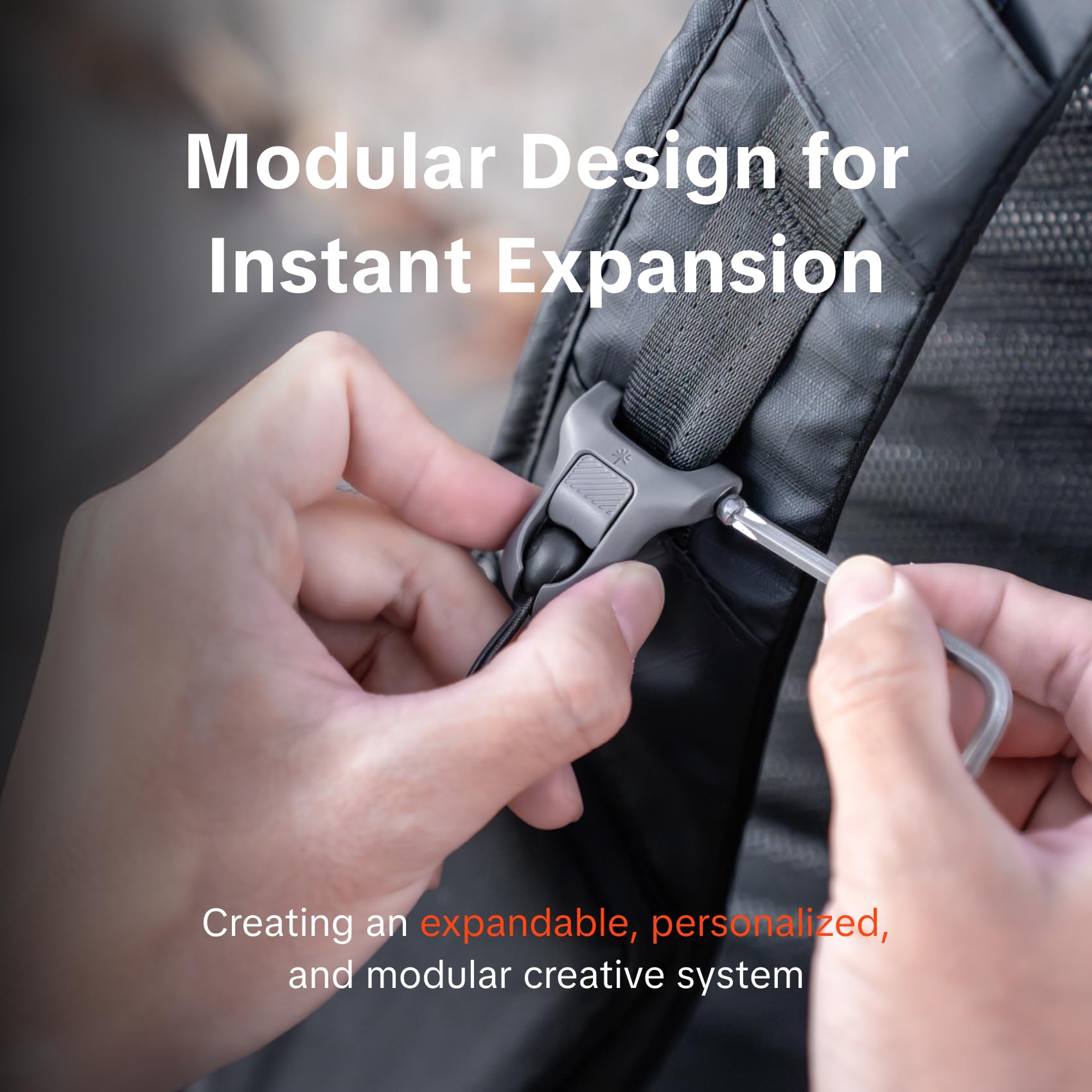 PGYTECH Adaptador DIY de Liberación Rápida para Cámara DSLR, Action CAM, Walkie-Talkie, Carga Máx 60kg, Compatible con Correas de Cámara, Muñequeras y Mochilas — view 4