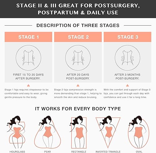 Miniatura 7 de Fajas Colombianas Full Body Shapewear for Women Tummy Tuck Butt Lifting Faja Post Surgery Compression Garment