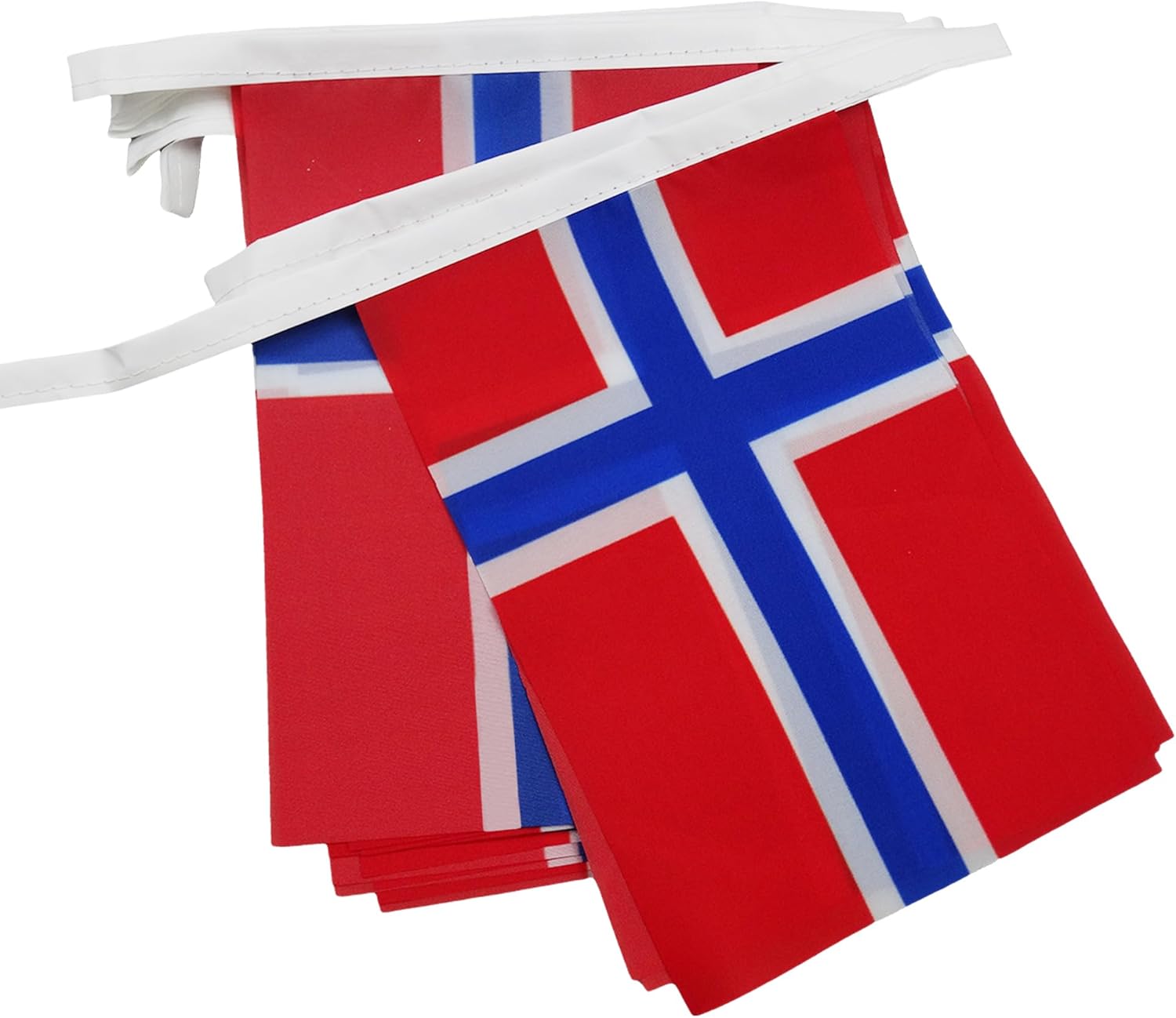 AZ FLAG Norway 12 meters BUNTING Flag 20 flags 18'' x 12'' - Norwegian STRING flags 30 x 45 cm