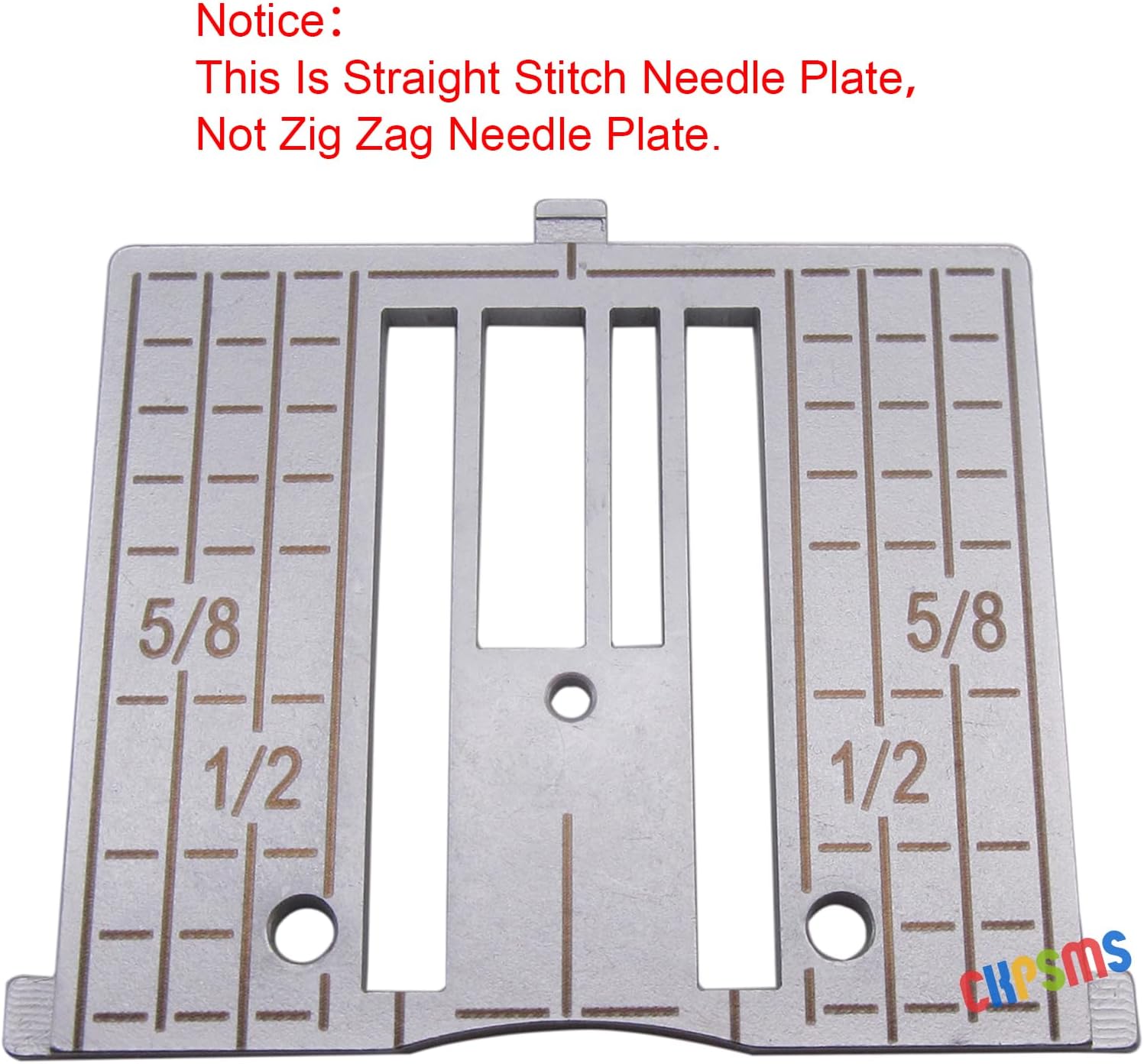 CKPSMS Brand - 1PCS Straight Stitch Needle Plate #4125330-02 Compatible with/Replacement for Viking Brand Quilt I, II Platinum 730,750,770,775,950E Designer I, II,