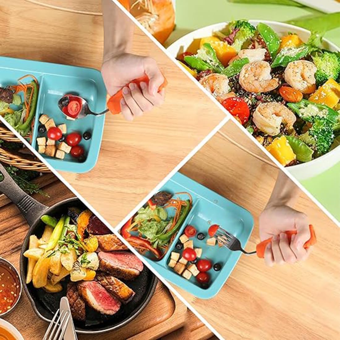 Adaptive Weighted Utensils Set Spoon and Fork