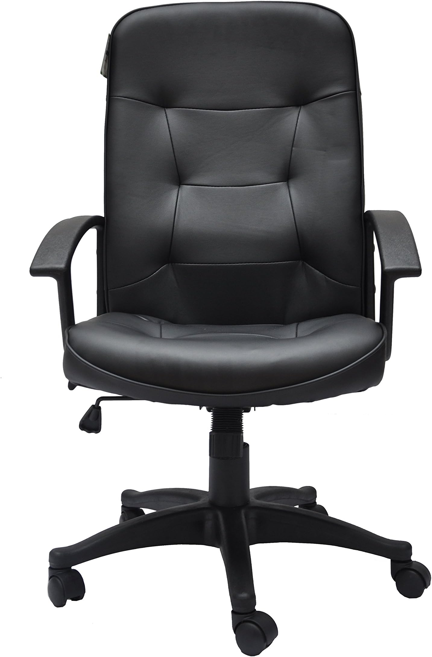 High Back Computer Chair Swivel & Tilt Adjustable Height PU Faux Leather Home Office Study Desk Chair with Wheels By Harvey Williams - Canterbury