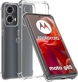 كابل جراب حماية شفاف من البولي يوريثين الحراري الناعم مضاد للخدش مع وسادة هوائية مضادة للصدمات من السقوط بزوايا ممتصة للصدمات لموتو موتورولا G85 الجيل الخامس 5G من ام زد بيست