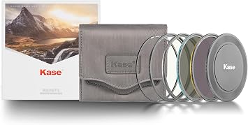 Kase Wolverine Revolution 52mm Entry Filter Kit Magnetic Shockproof Tempered Optical Glass w Color Coded Rings inc CPL ND8 ND64 Lens Cap & Case
