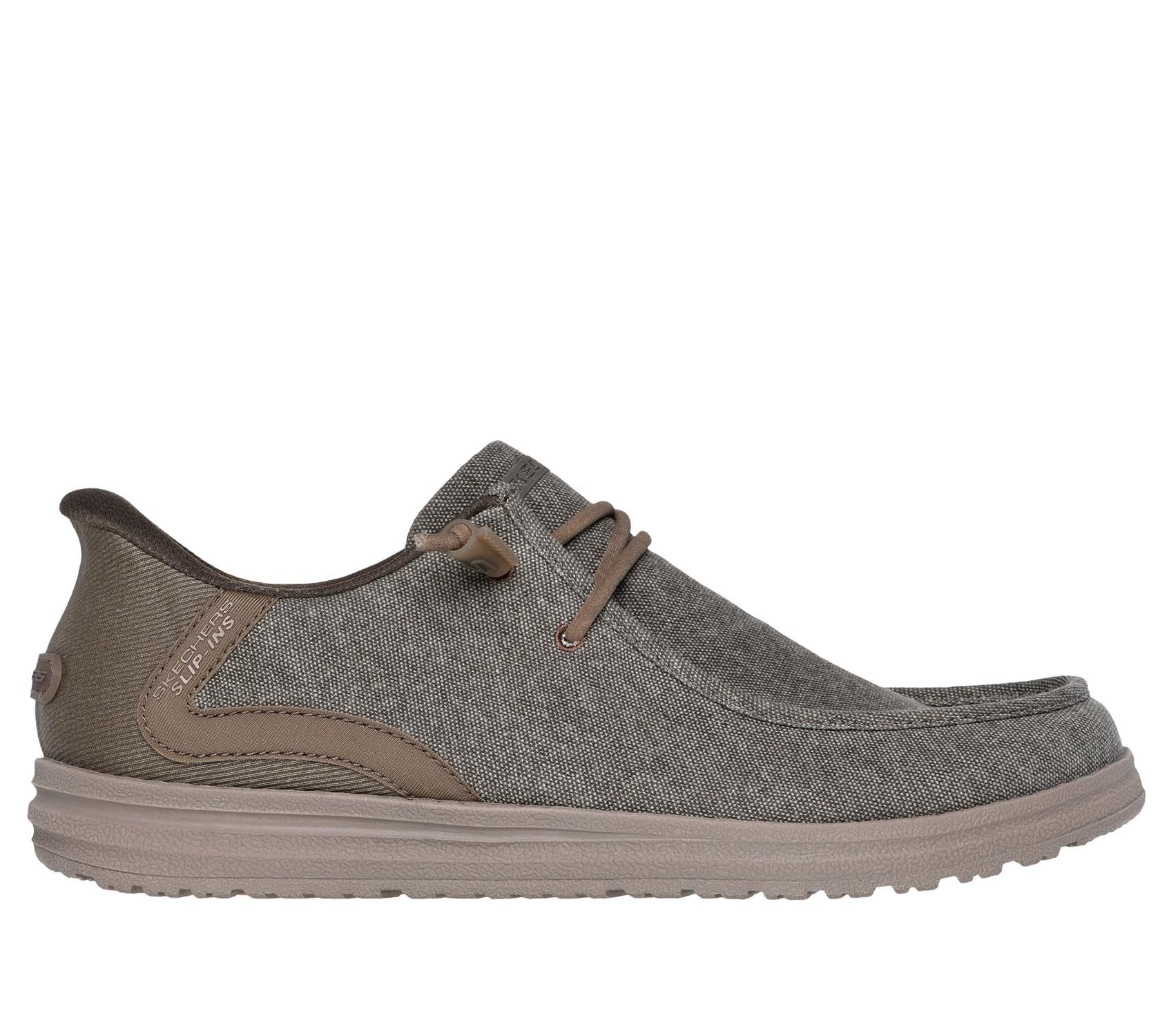 Skechers USA Men's Men's Melson-Coronado Sneaker, Khaki, 11.5