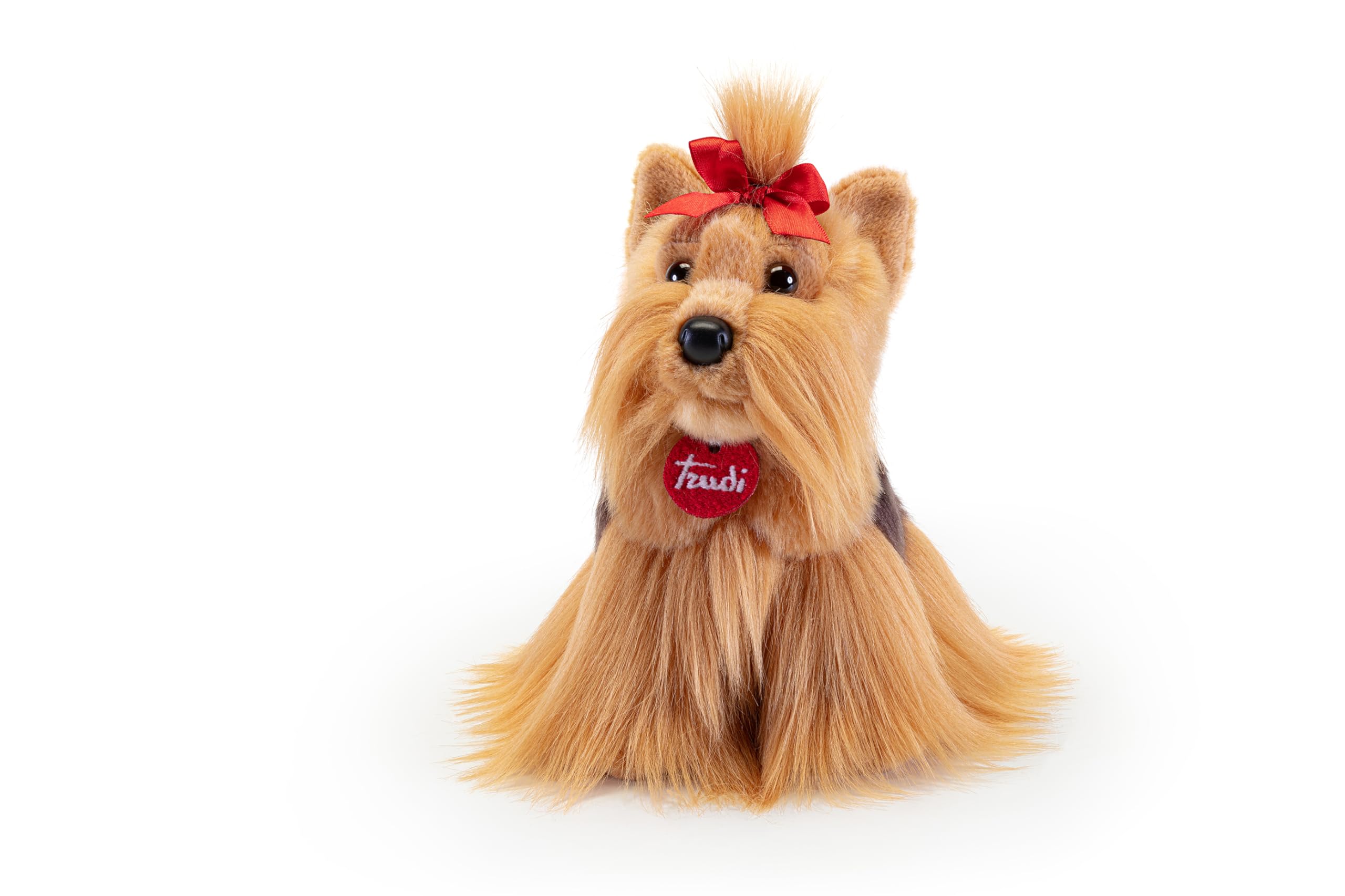 Trudi Yorkshire Willy Peluche ideale come regalo di compleanno, Natale e altre occasioni | 24x21x16cm taglia S | Classici cani | modello 22338