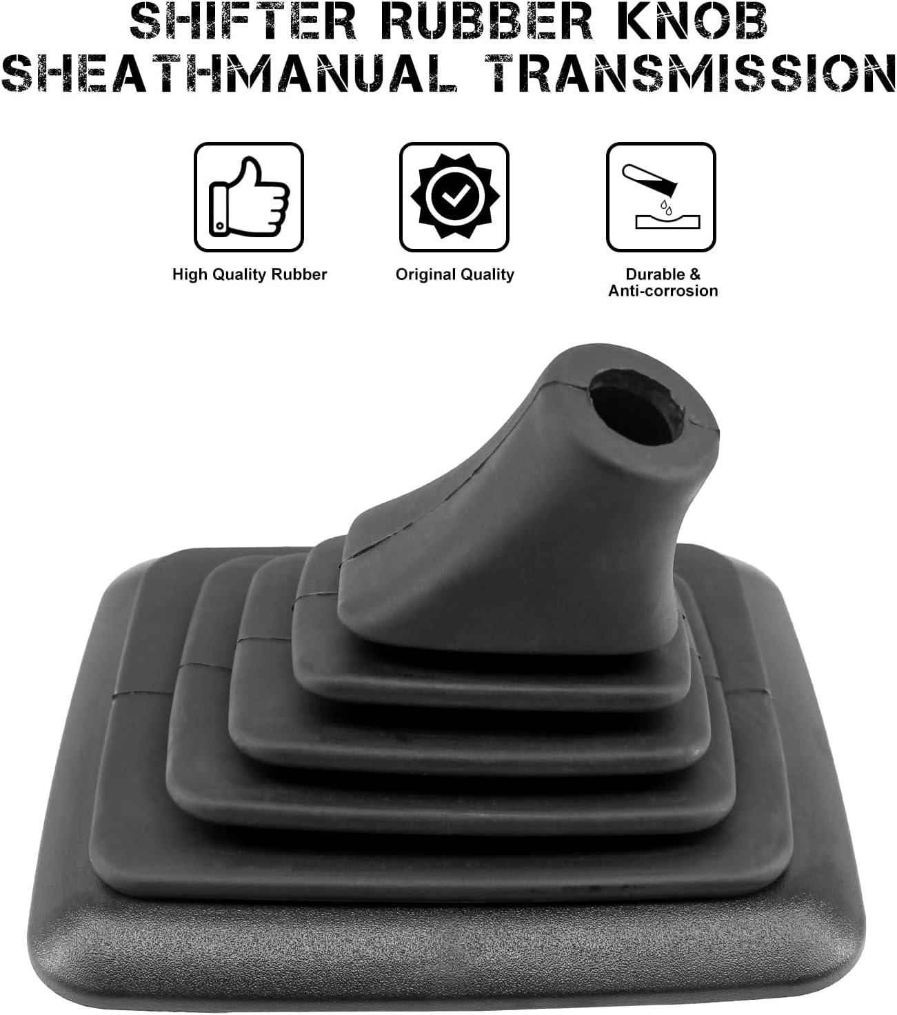 Manual Transmission Shift Boot Replacement for F250 F350 Super Duty 1999 2000 2001 2002 2003 2004 2005 2006 Manual Transmission F81Z-7277-AB