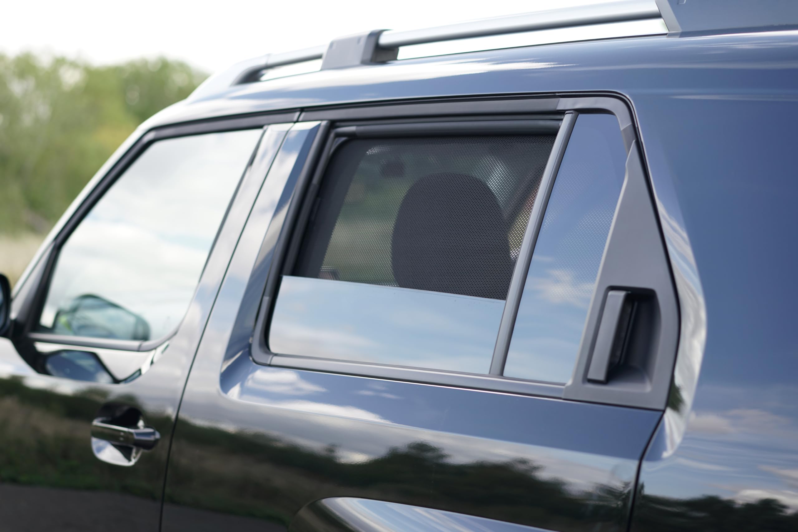 Satz Car Shades kompatibel mit Hyundai Inster (EV) 2024- (4-teilig) Passgenaue Sonnenschutzblenden