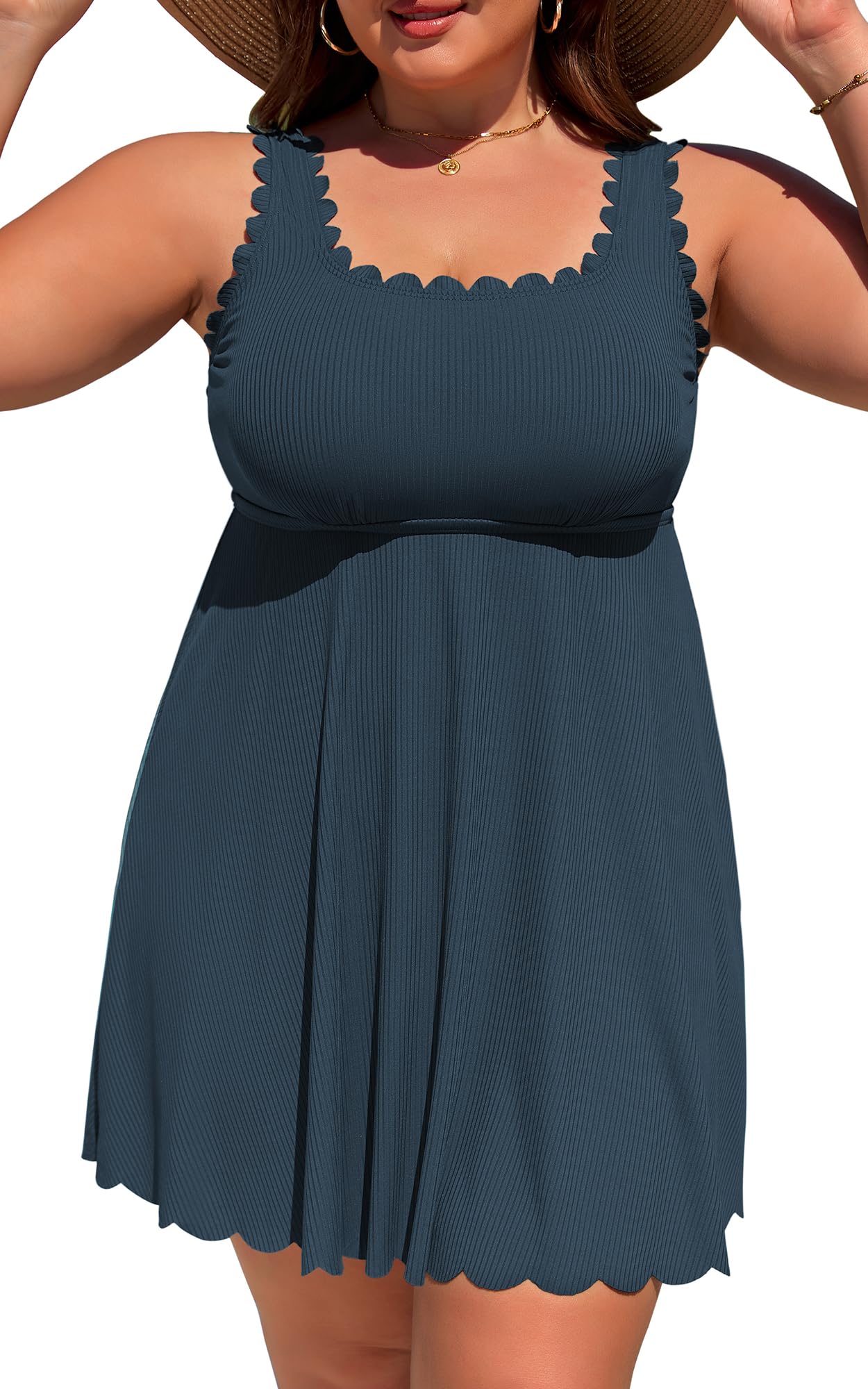 Charmo Women Plus Size Swim Dress