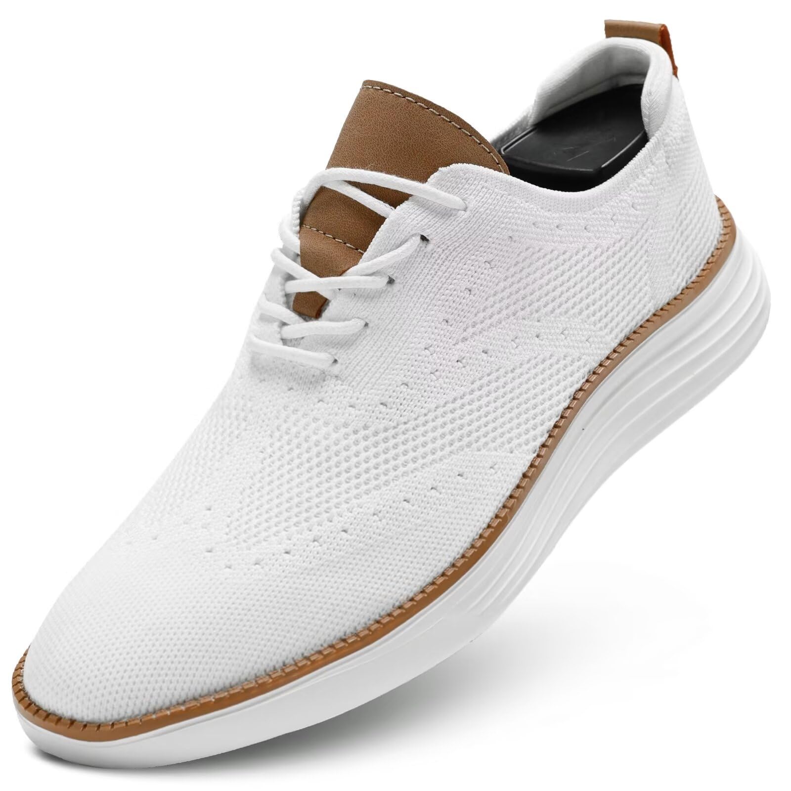 Mens Casual Loafers Shoes Slip On Walking Dress Sneakers Mesh Business Oxfords Work Lightweight Soft Sole Zapatos