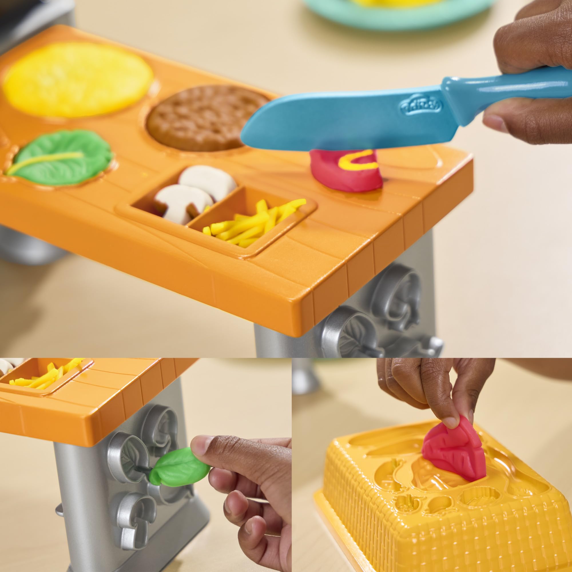 Play-Doh, La Cocina de los Minichefs, Sonidos de Cocina de Juguete realistas, Más de 25 Alimentos de Juguete Que Crear, Manualidades Infantiles, A Partir de 3 años