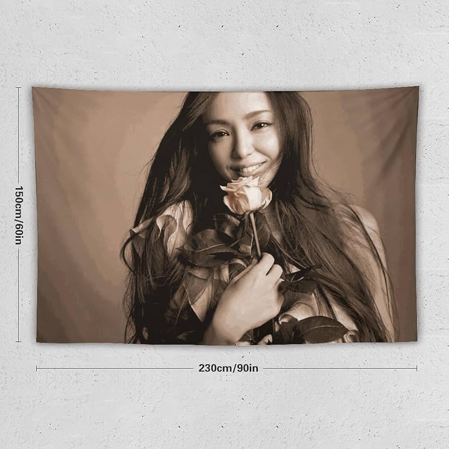 Amazon.co.jp: 安室 奈美恵 (69) タペストリー ポスター 壁飾り 背景布