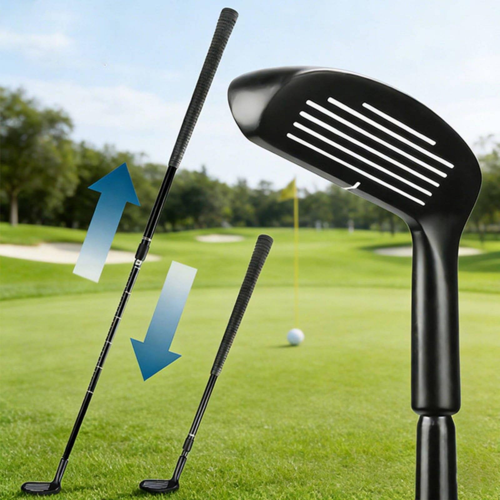 Milageto Putter a Basso Centro di Gravità Allenamento Putting Attrezzatura Sportiva per Principianti