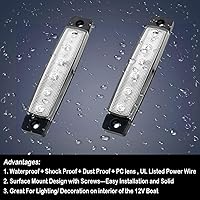 Vista 17 de Tira de luces LED marinas, tira de luces de cortesía, iluminación led marina, luces de cortesía para barco, tira de luces de 12 voltios, luces