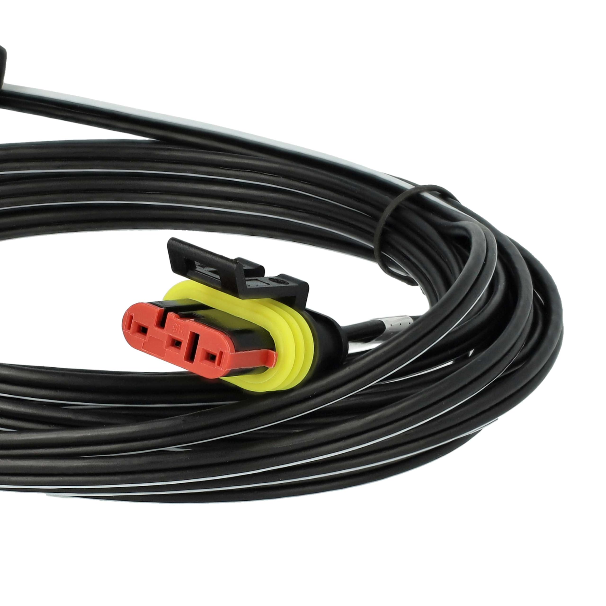 vhbw 1x alimentatore, 1x cavo a bassa tensione 5 m compatibile con McCulloch ROB S800 (2020) tosaerba