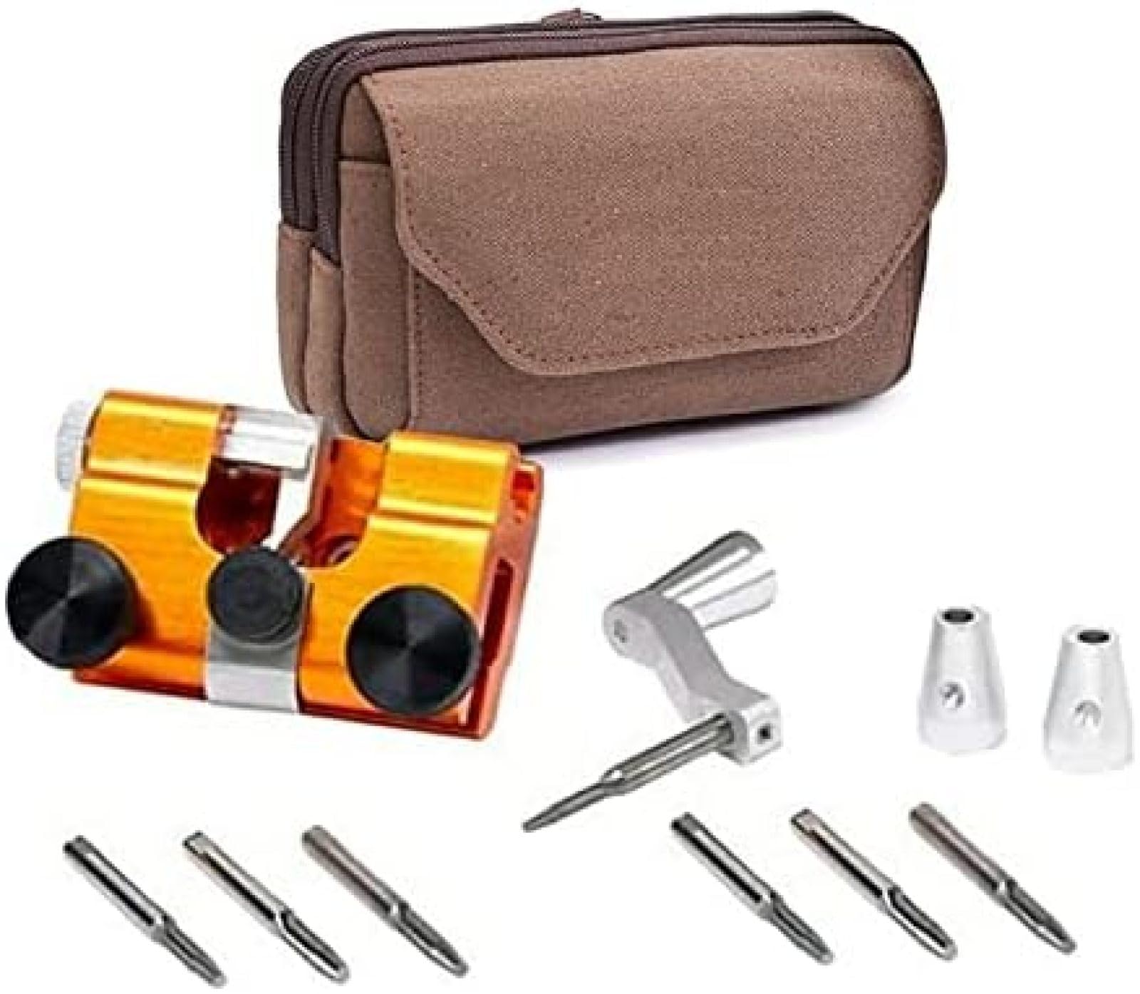 Plantilla para afilar Cadenas de Motosierra, los Mejores kits de Accesorios con Bolsa de Herramientas Afiladores de Sierra de Cadena portátiles para el hogar, para Todo Tipo de motosierras,