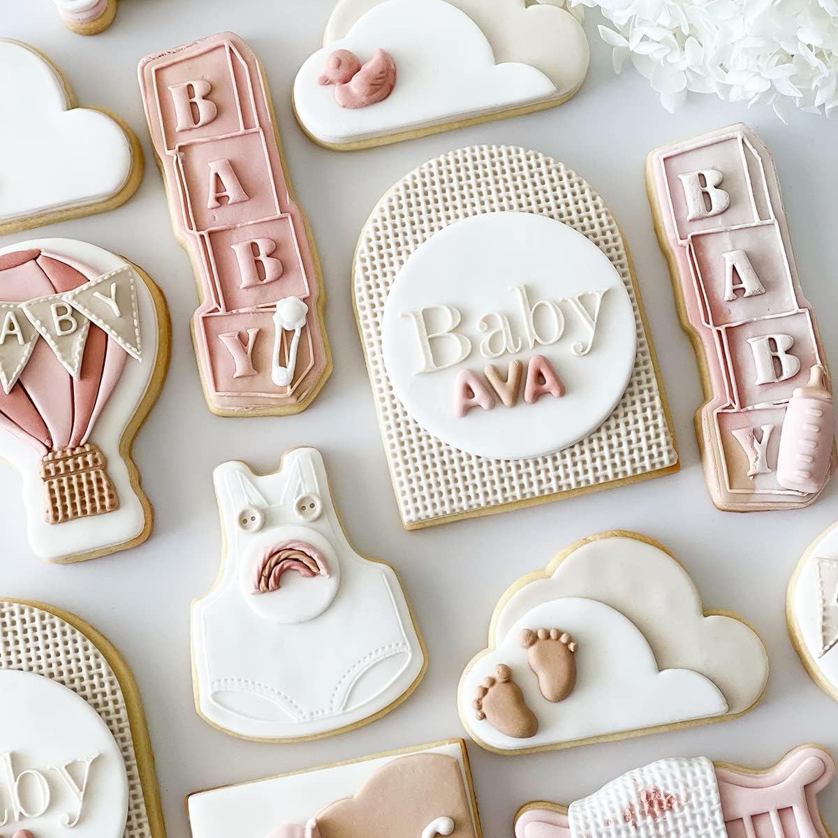 FirstTry Baby Shower Theme Fondant Mold I 3D Newborn Baby Accessories Mini Round Silicone Mould I for DIY Handmade Chocolate Cake Décor Polymer Clay Candy Cookies Cupcake Gummy Resin Art Craft (R885) — Amazon image 8
