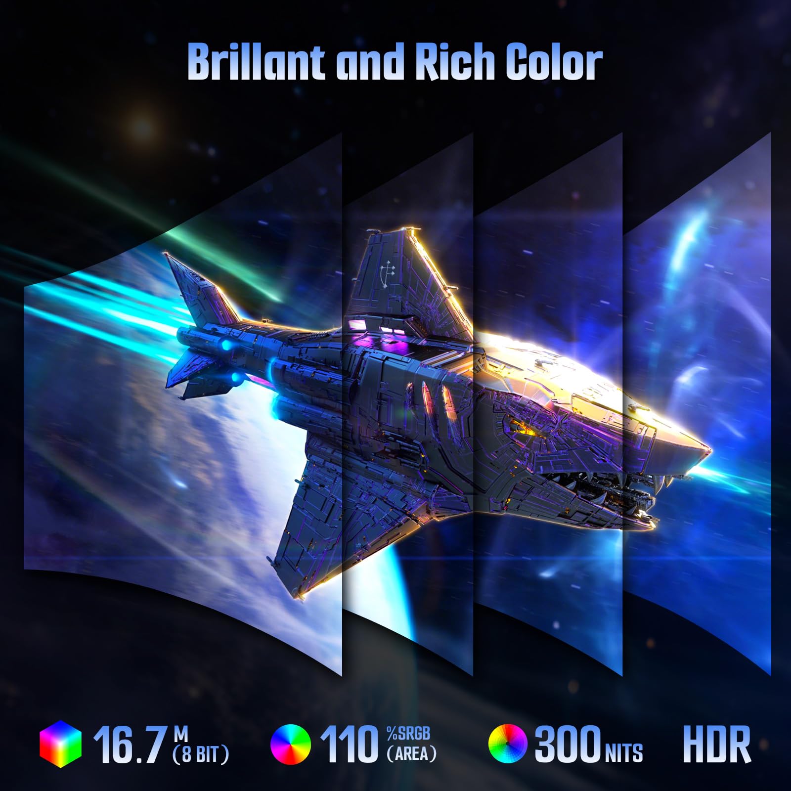 SANSUI 34 Inch 240Hz Ultrawide Curved Gaming Monitor UWQHD 3440×1440, 21:9 2K Curved Monitor 1500R,HDR400,Fast VA, PIP/PBP,AI Crosshair,AIPQ(Visual Enhance),MPRT 1ms,HDMI2.1*2,DP1.4*2(DP Cable Incl.)