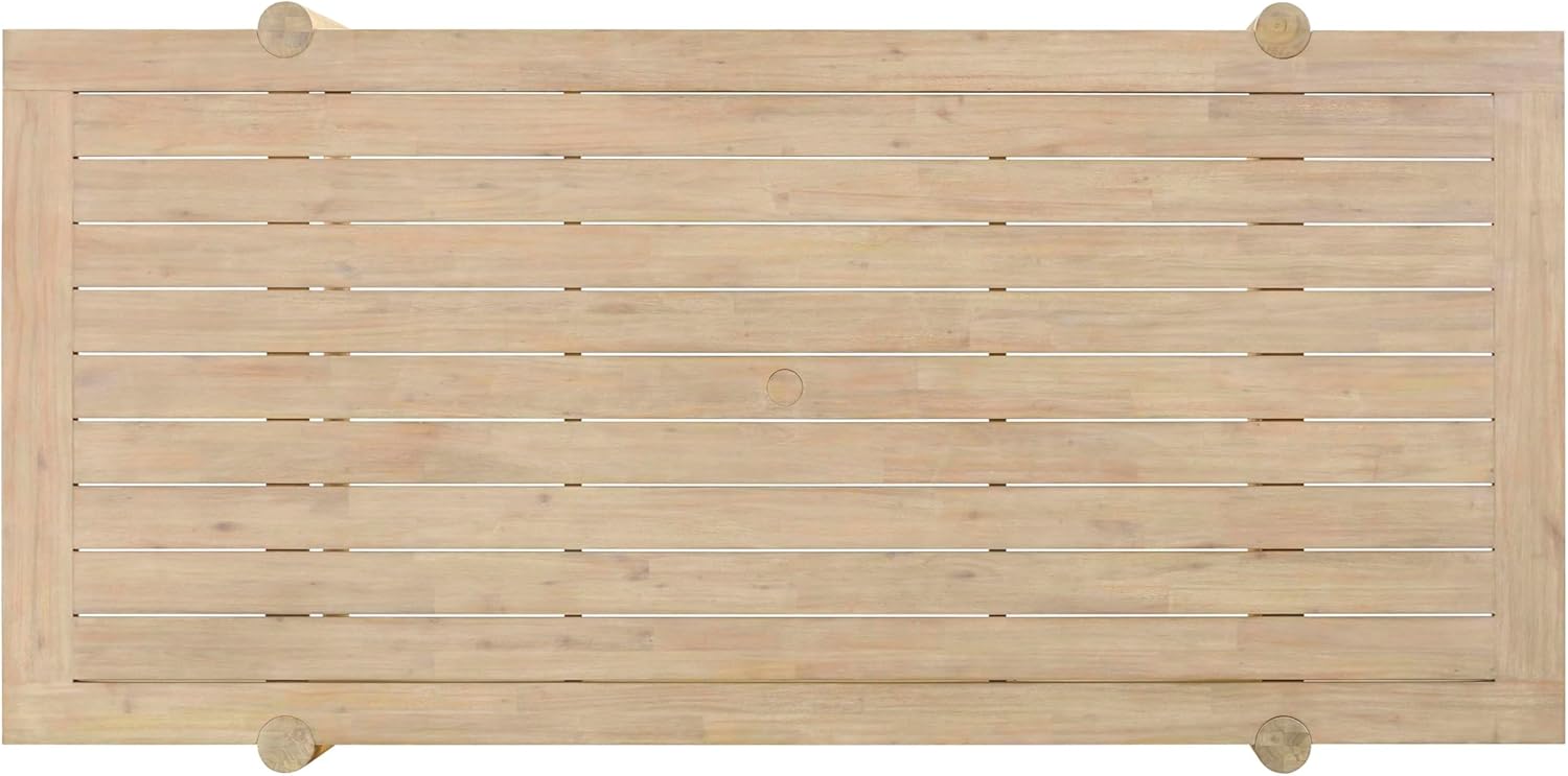 Tov Furniture Gata Light Teak Outdoor Rectangular Dining Table