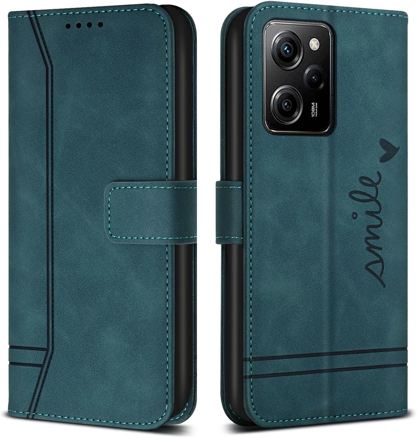 case for xiaomi poco x5 per 5g / xiaomi poco x5 per 5g pu leather mobile phone case with card slot & kickstand flip protective case compatible with xiaomi poco x5 per 5g / poco x5 per 5g