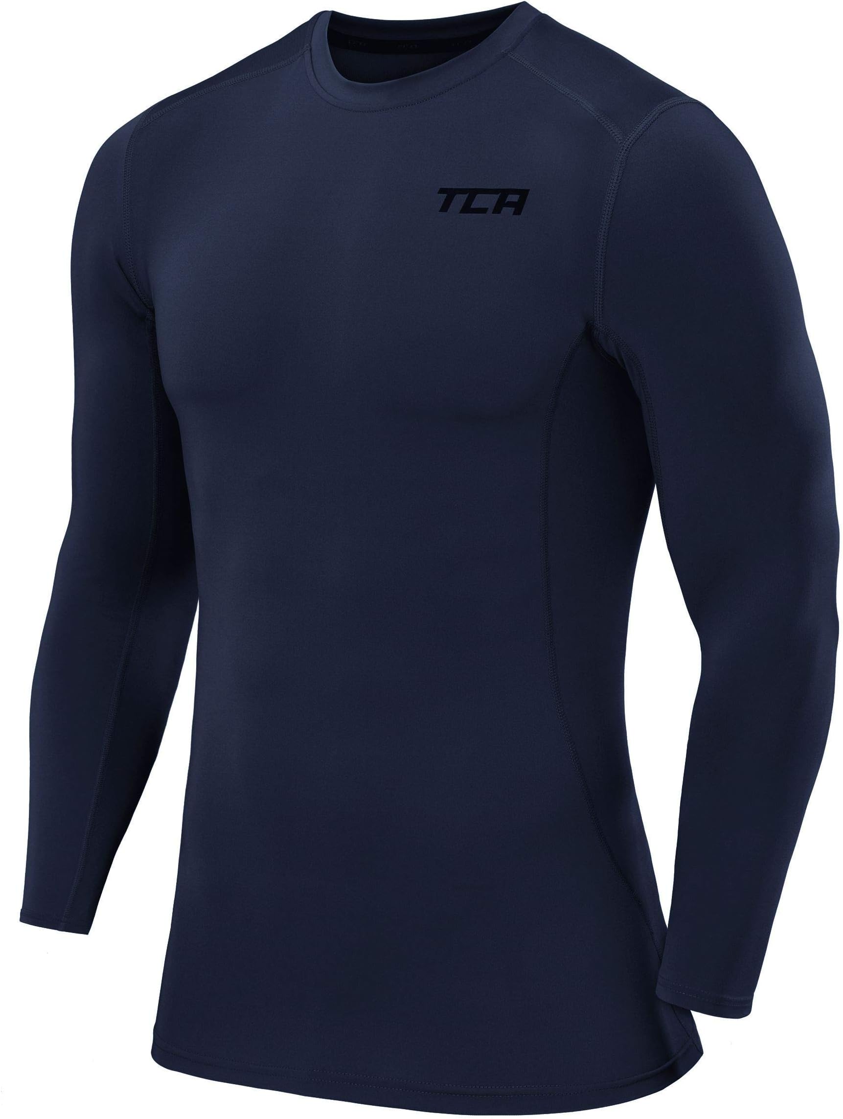 TCAMen and Boys' Long Sleeve Compression Shirt, Athletic Workout Sports Undershirt Base Layer Top