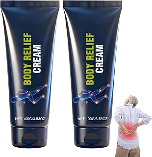 Neuropathy Body Relief Cream - Natural Joint And Muscle Comfort with Capsaicin And Arnica, Fast-Absorbing, Non-Greasy Formula for Feet, Hands, Legs, Back And Waist, 3.53 oz, Blue, 2PCS