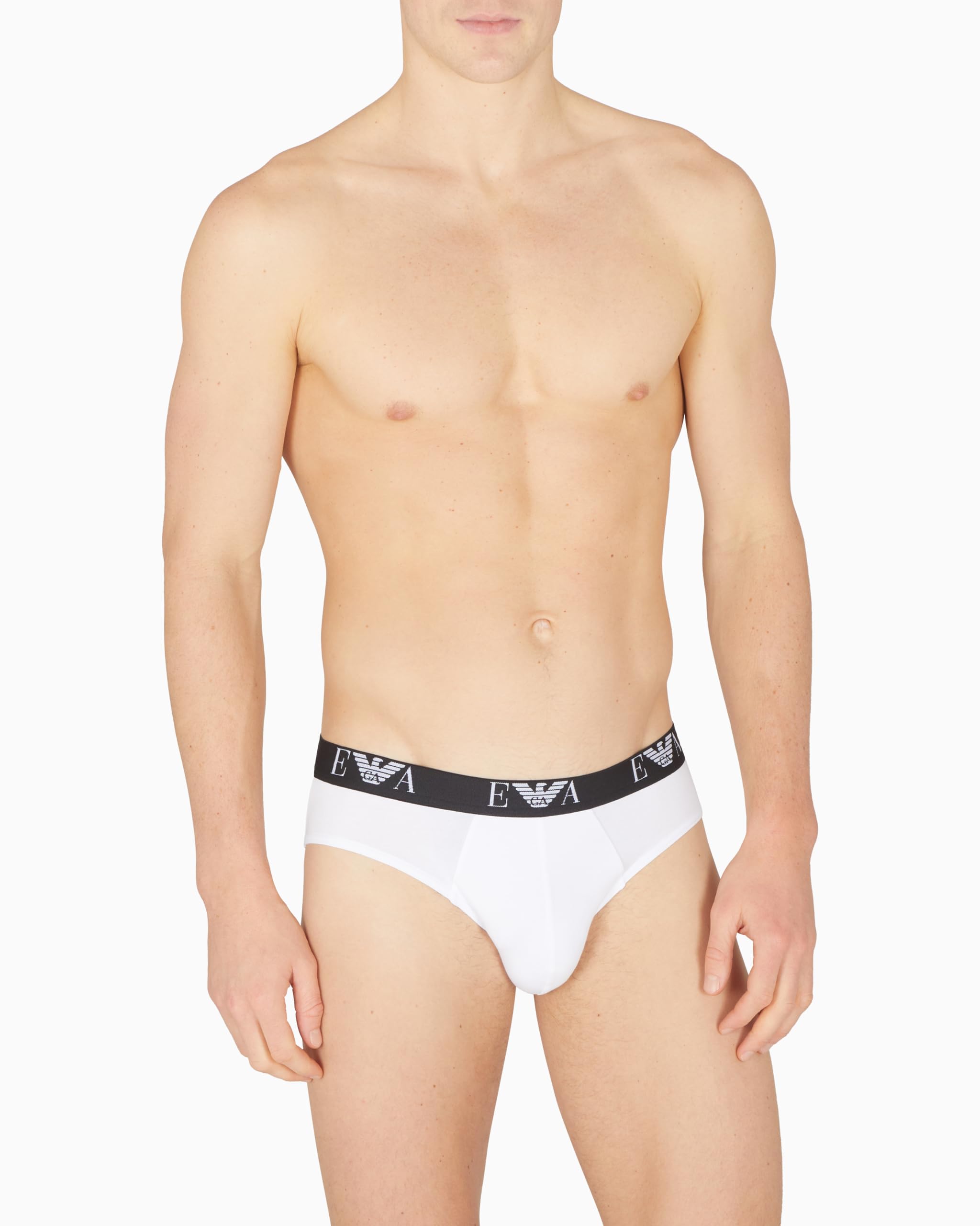 Emporio Armani Bold Monogram 3-Pack Brief Mutande da Uomo Uomo (Pacco da 3)