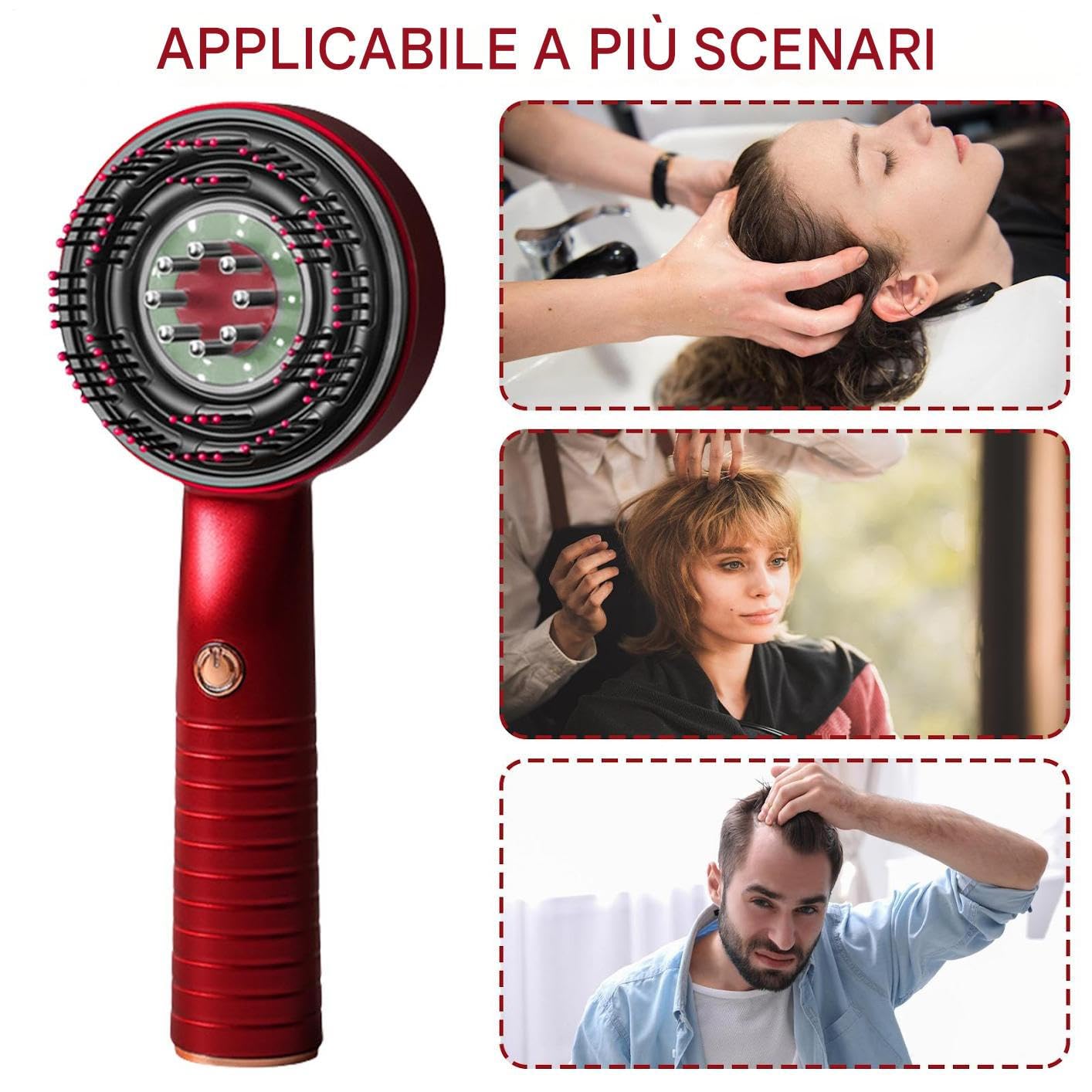 Massaggiatore Cuoio Capelluto Crescita Capelli Massaggiatore Testa