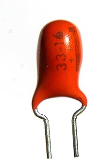 12pcs Sprague Tantalum Radial Capacitor 33uf 16v