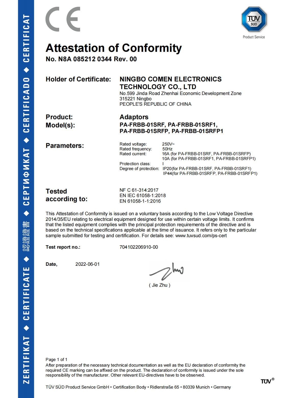 Prise Telecommande sans fil, Certifié TÜV Süd, Programmateur 2300W Portée 30m, 5 prise connectée avec 2 Télécommande, Idéal pour l'éclairage télécommandé, les décorations, les ventilateurs, et plus