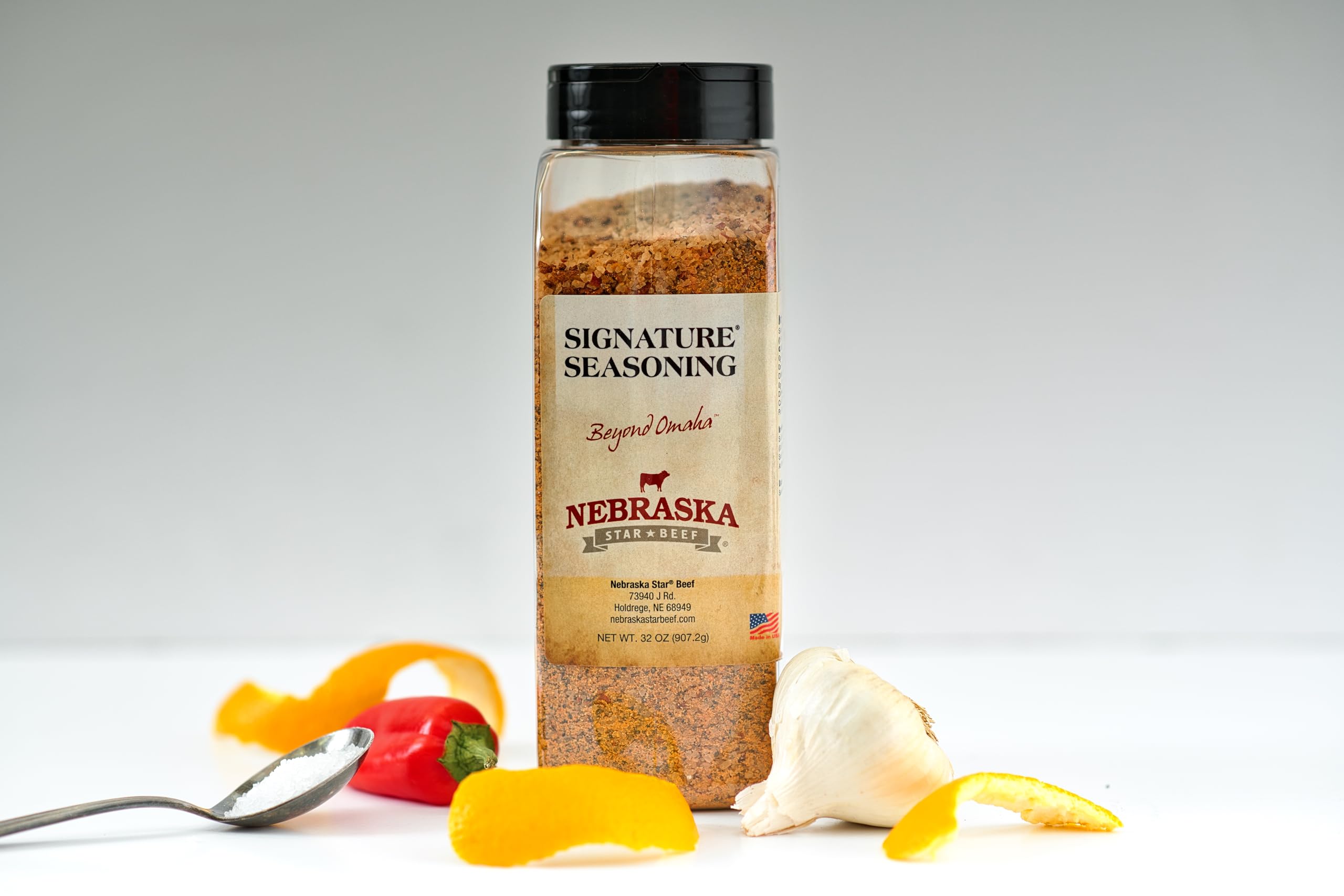 Nebraska Star Beef Signature Seasoning Bottle, 32 oz