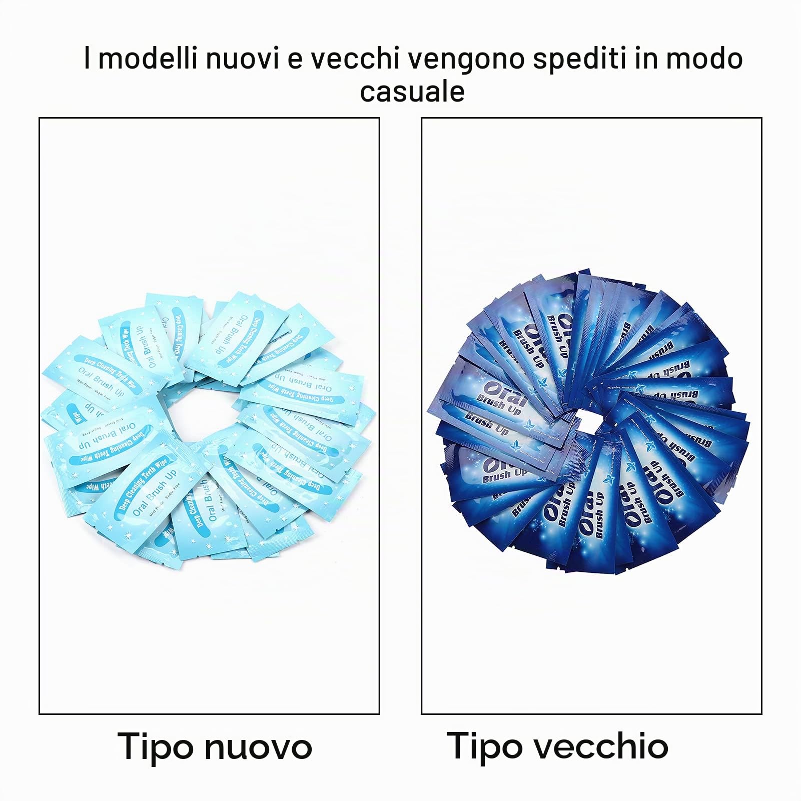 50 Pezzi di Salviette Monouso per la Pulizia dei Denti, Denti Puliti per Pulire i Denti, Strumento per la Pulizia dei Denti per la Pulizia Orale Profonda