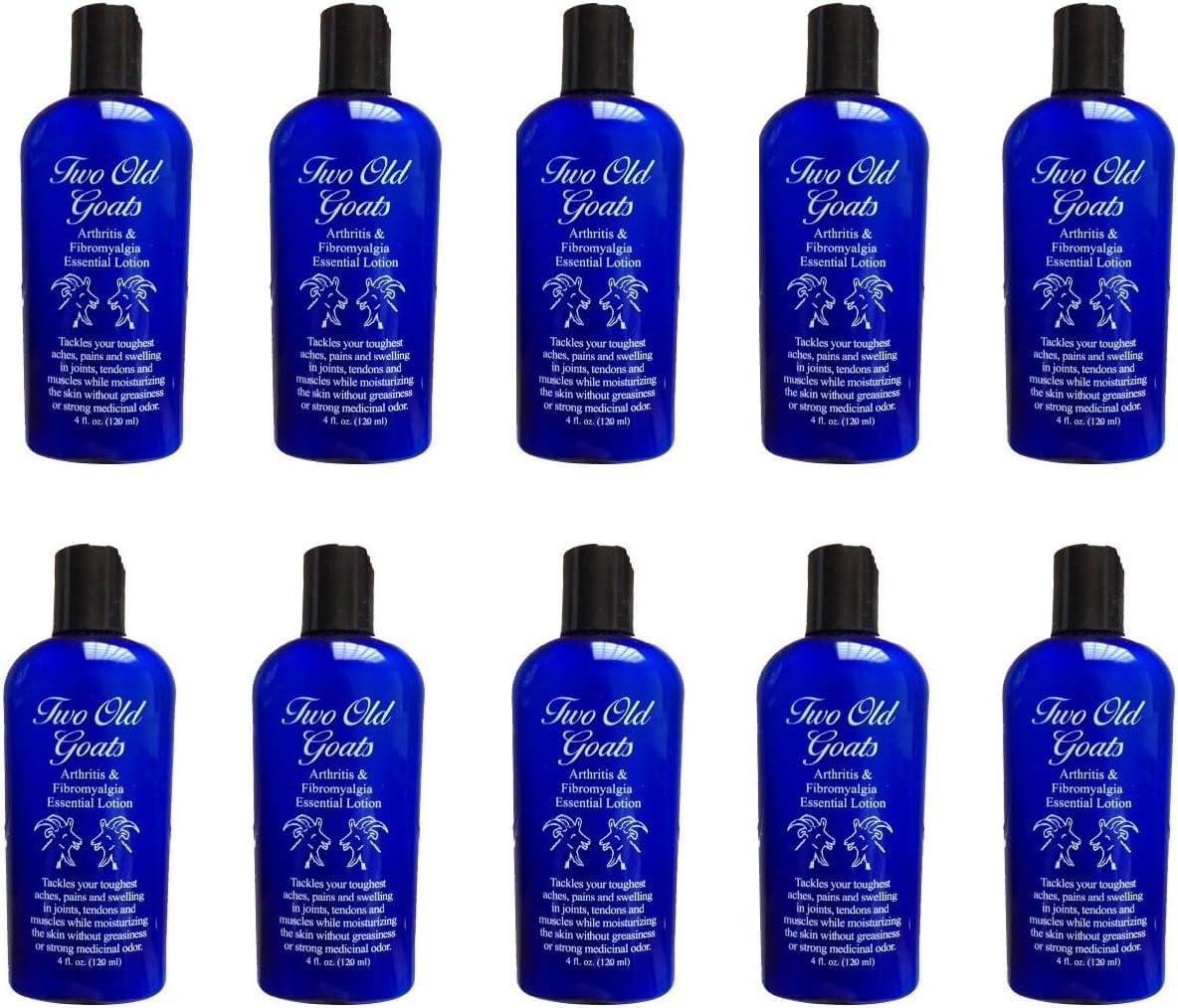 Two Old Goats Essential Oil Lotion 4 Ounce (Value Pack of 10)