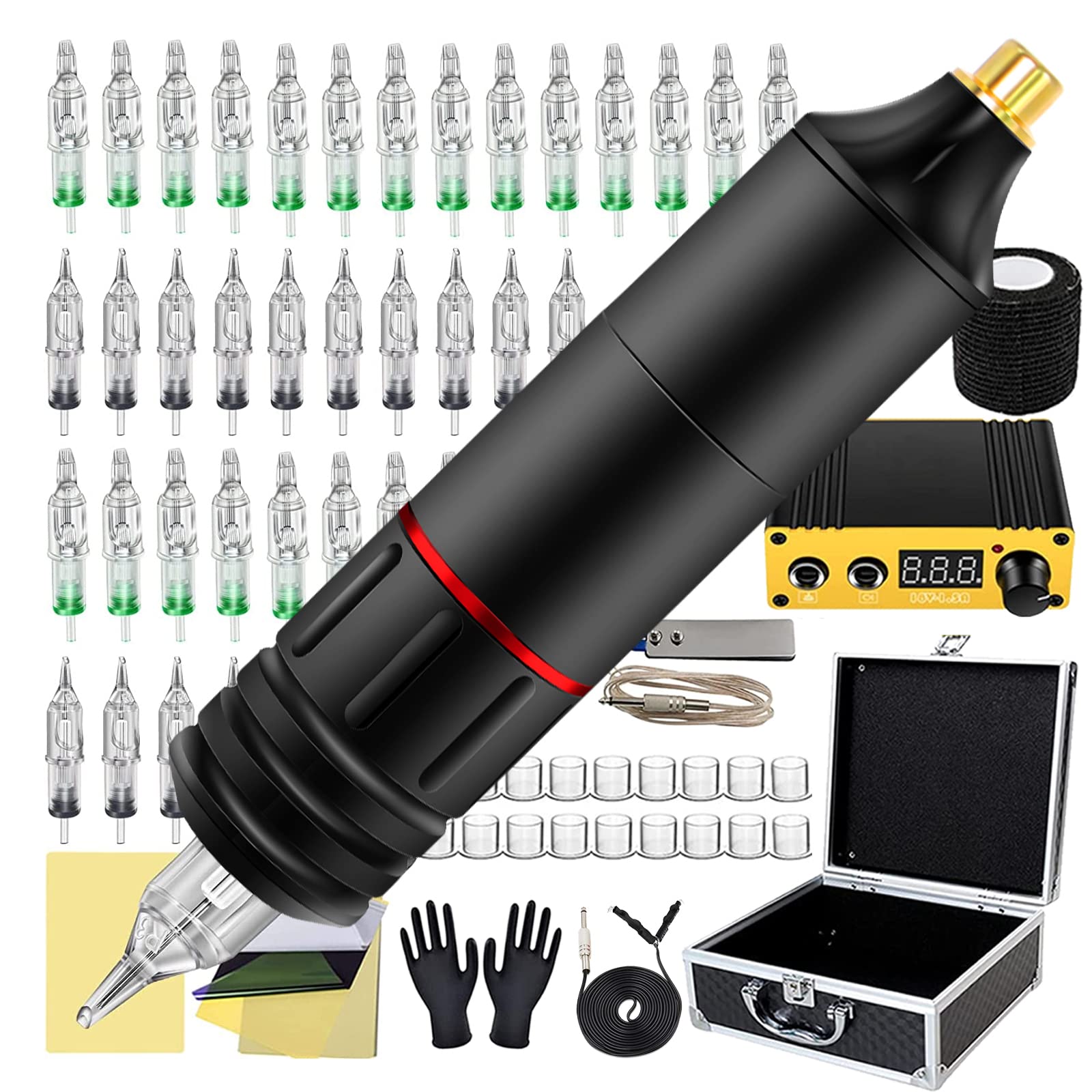 Amazon.com: SOTICA Professional Complete Tattoo Pen Kit Tattoo