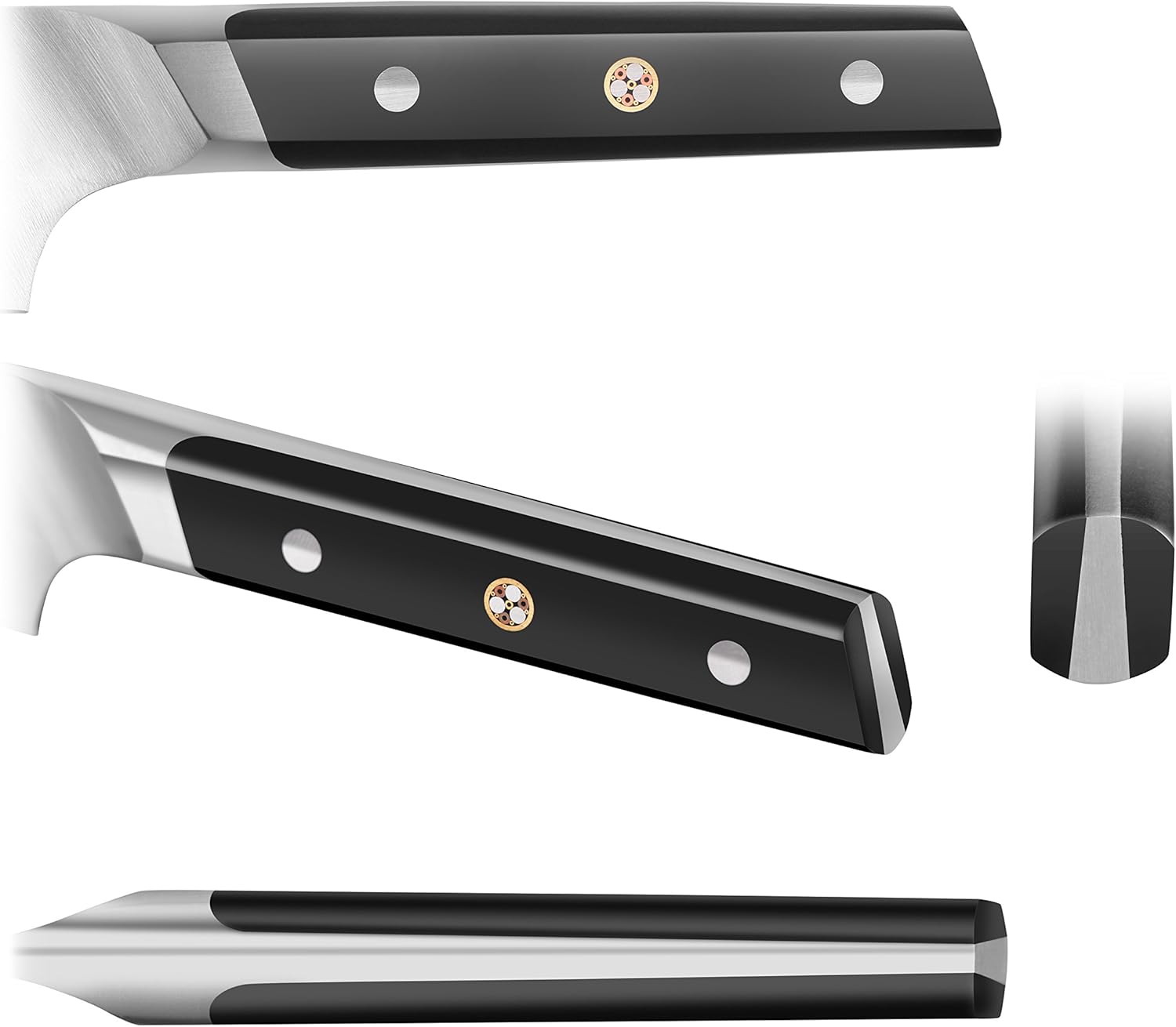 Cangshan TC Series 1021196 Swedish 14C28N Steel Forged 3-Piece Starter Knife Set with Wood Sheaths