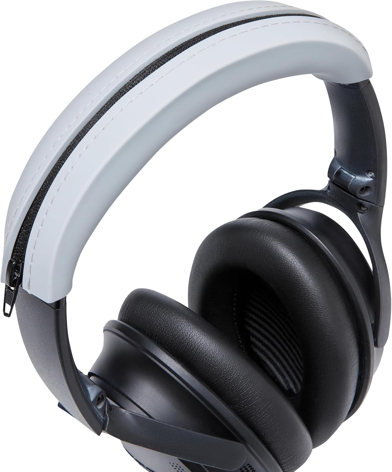 WC BandZ QC - Silicone Headband Cover for Bose QuietComfort 35, 35ii, 45, QC 2023 & More, Made by Wicked Cushions | Enhanced Style, and Sweat Protection | Silver - Image 7