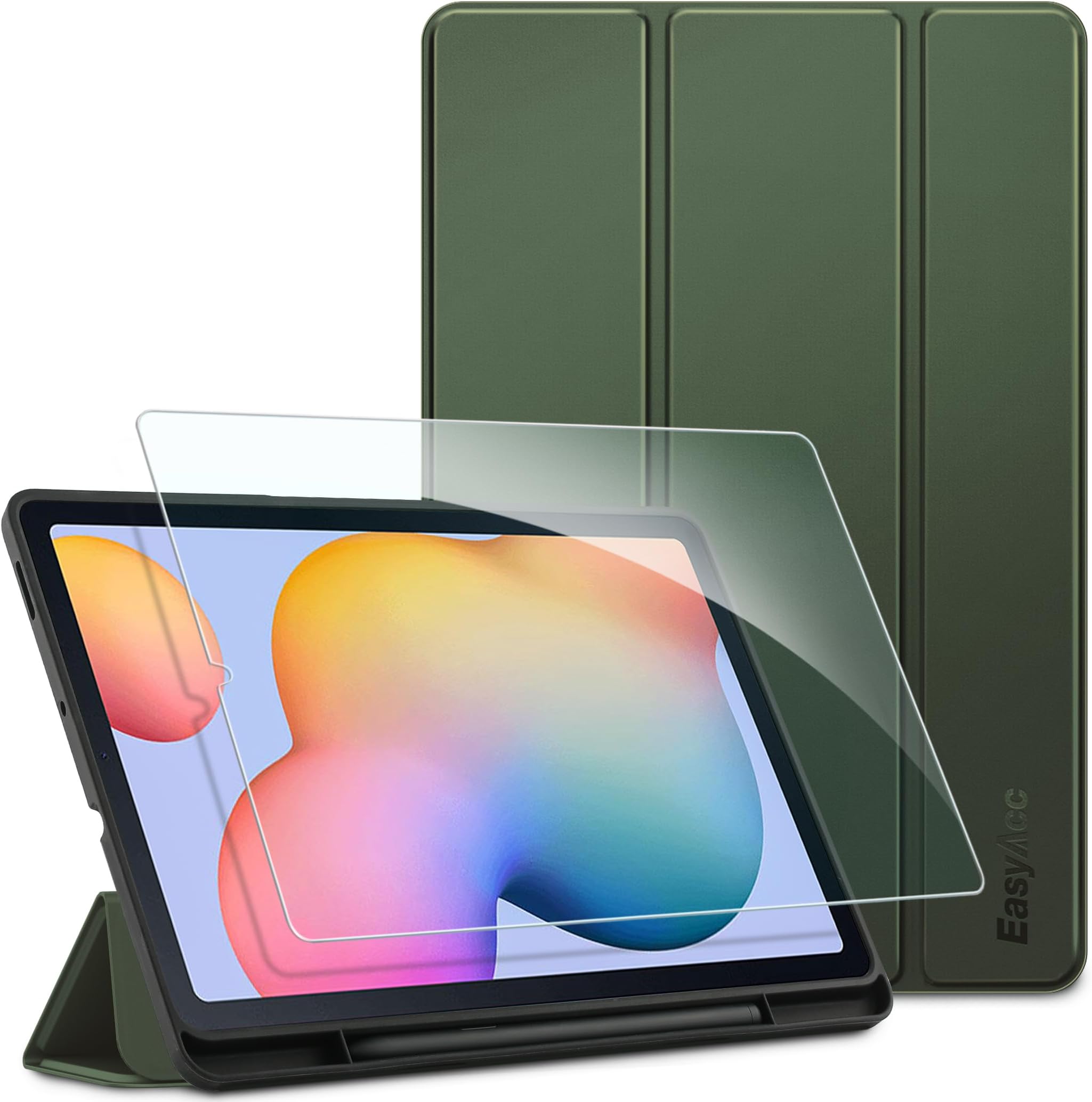 Samsung Galaxy Tab S6 Lite Schutzfolie EasyAcc Hülle für Samsung Galaxy Tab S6 Lite 2024/2022 /2020 10.4 Zoll
