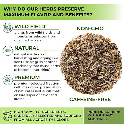 Miniatura 3 de 30 bolsas de té de hierba gatera con hierba gatera (Nepeta L.)  30 unidades bolsas de 0.05 oz (1.5 g) de hojas de hierba gatera Hierba Gatera