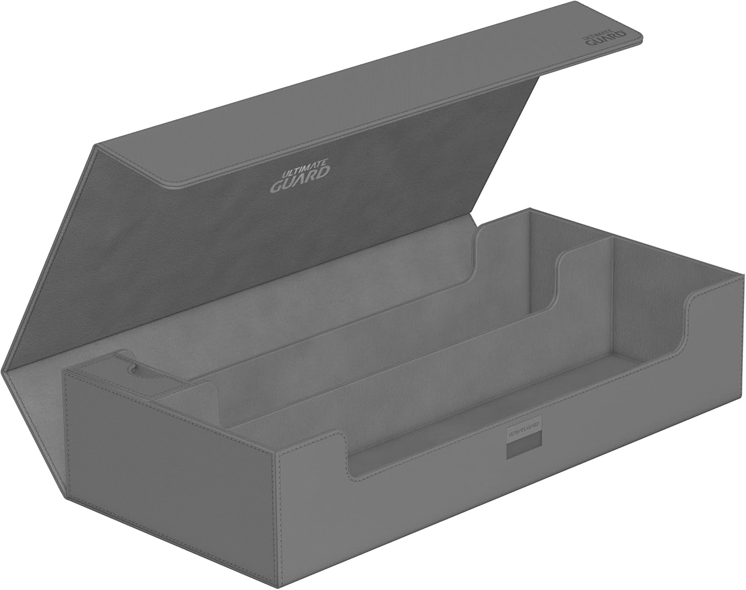 Ultimate Guard Superhive 550+, Deck Case for 550 Double-Sleeved TCG Cards, Grey, Compatible with Boulders, Magnetic Closure & Microfiber Inner Lining