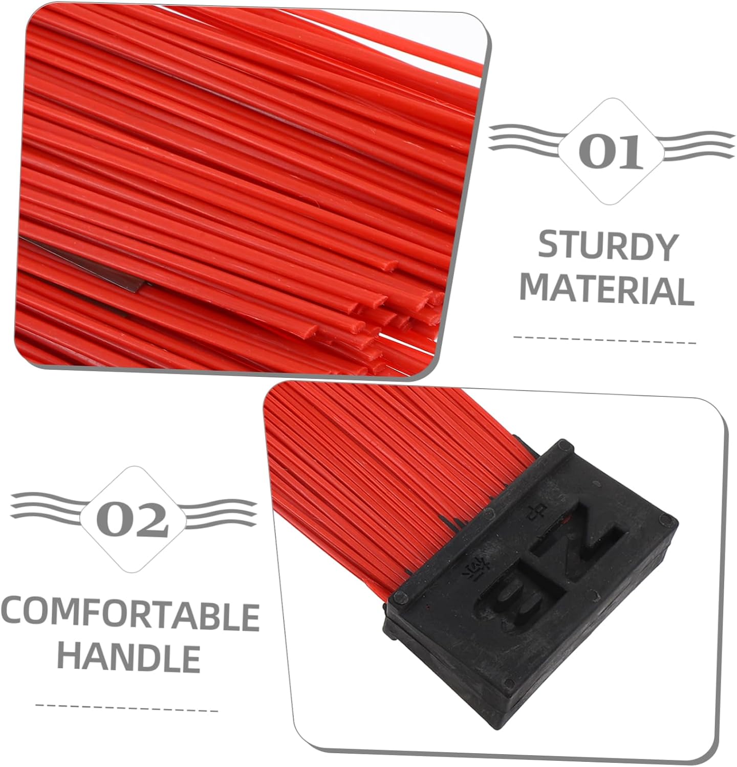 4pcs Replacement Broom Head for Sweeper Vehicle and Broom