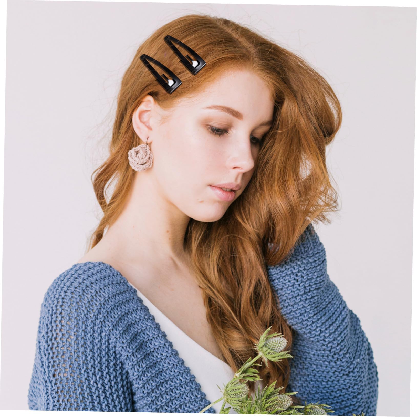 minkissy 40 Stück Teiliges Metall Haarklammern Langlebige Snap Clips für Mädchen und Frauen Modische Haarschmuck für Kurze Haare Vielseitige Haaraccessoires für Alltag und Feierlichkeiten