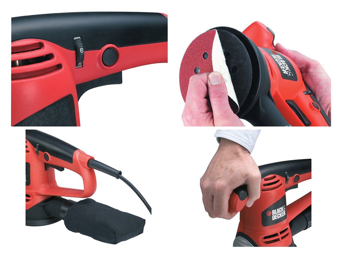 BLACK+DECKER KA191EK Lijadora (480W)