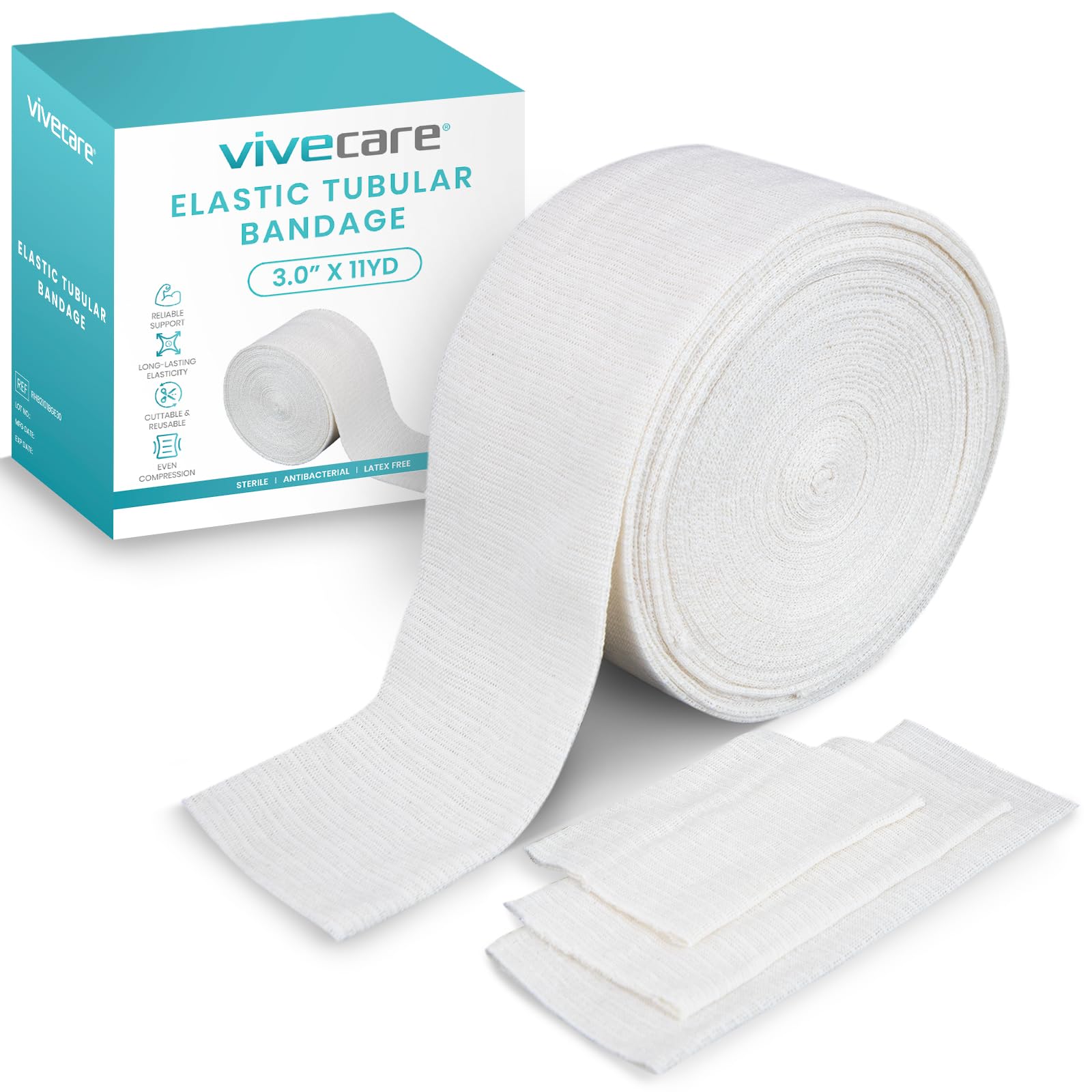 Amazon.com: Vive Care Elastic Tubular Bandage - (3.0