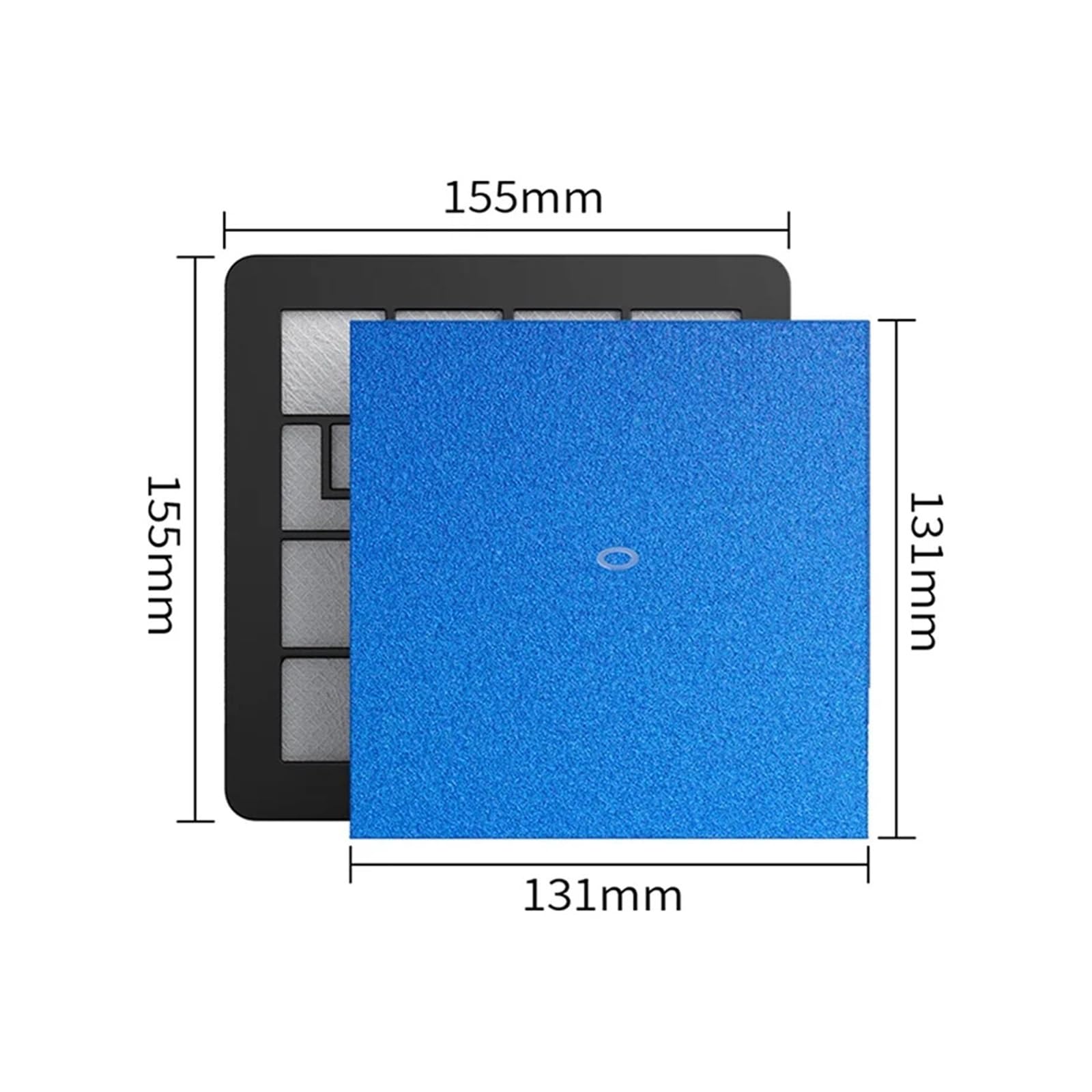 15 Kits de filtros de Espuma de Motor Lavables compatibles con Philips Power Supply Pro Compact FC9331 / 09FC9332 / 09 FC8010 / 01 Repuestos for aspiradoras (Color : 15 PCS)
