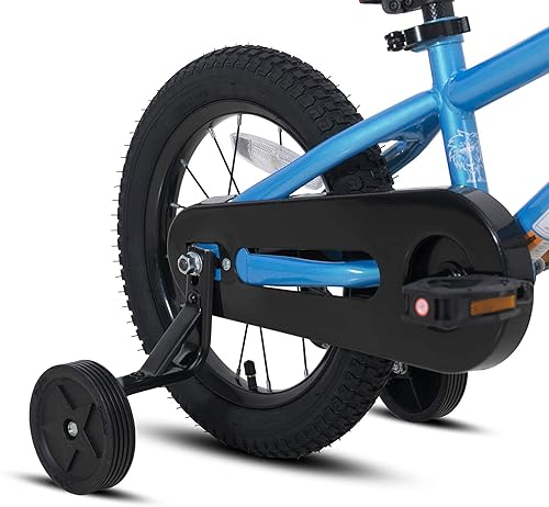 Miniatura 9 de JOYSTAR Bicicleta infantil para niños de 2 a 12 años, bicicletas para niños y niñas, 12 a 20 pulgadas, estilo BMX, con ruedas de entrenamiento,